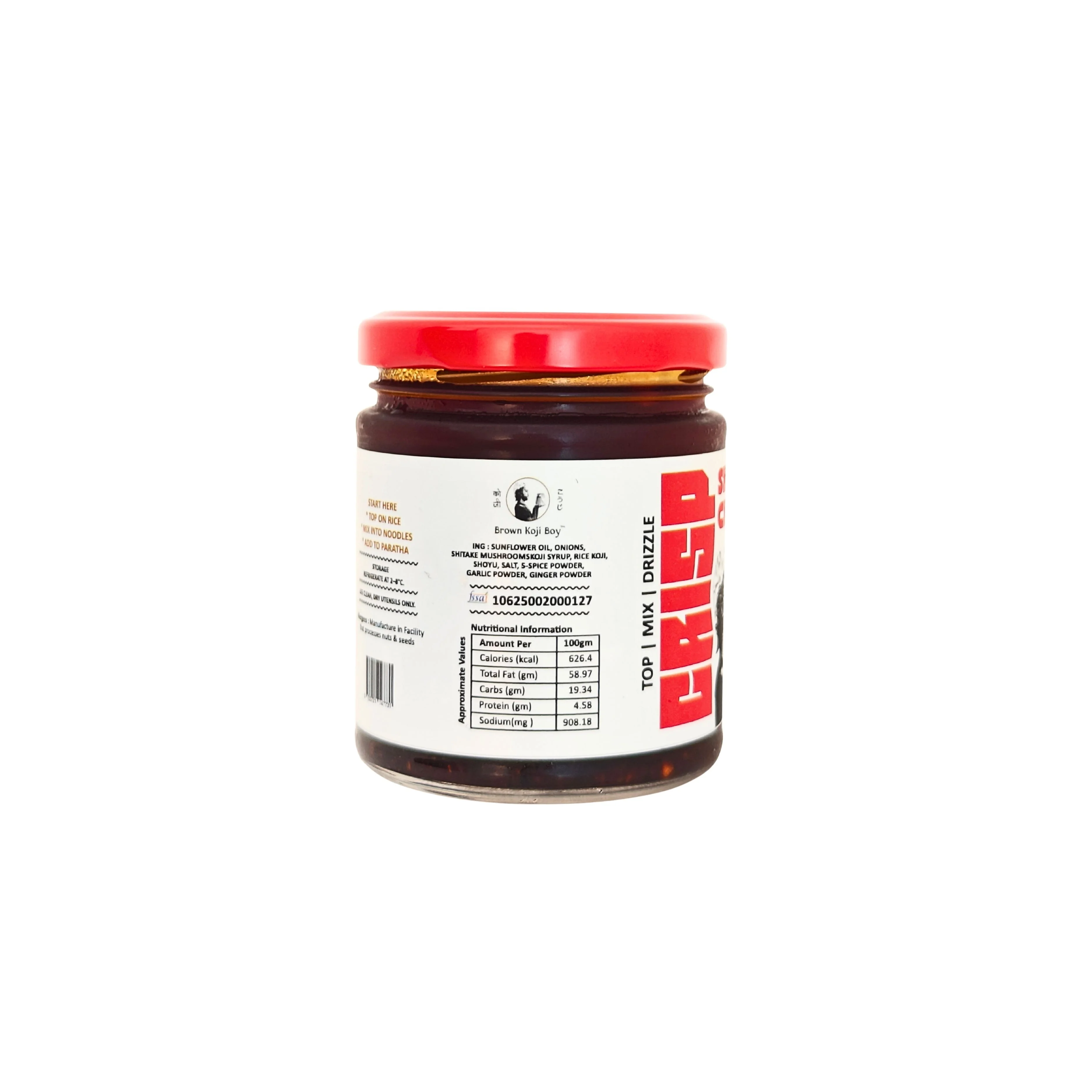 Shiitake Chilli Crisp, 200g (Earthy, Savory, Crispy Heat) - Image 6