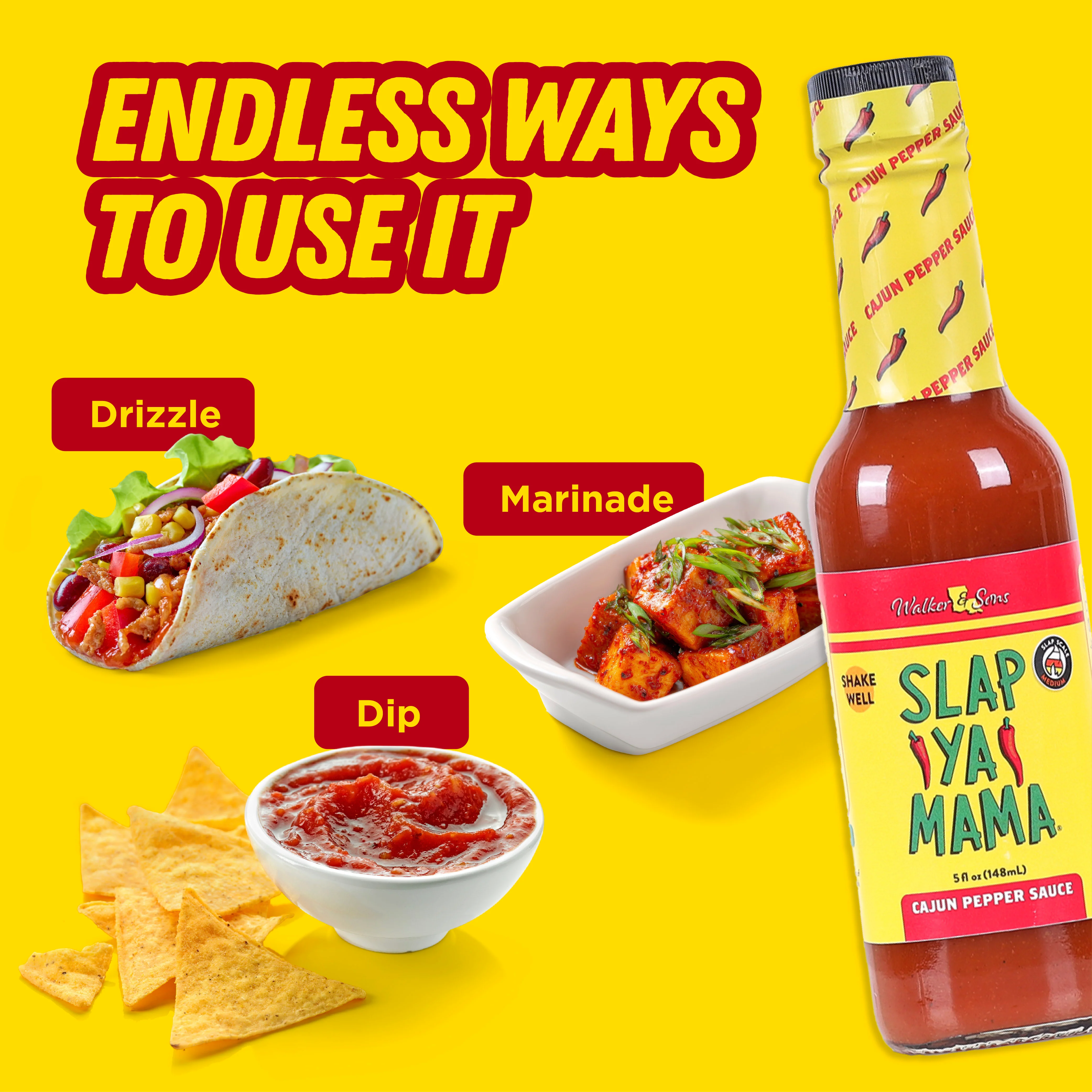 Slap Ya Mama Louisiana Style Cajun Pepper Sauce, 148ml (Bold Pepper Flavor for Everyday Cooking, No MSG, Gluten-free) - Image 5