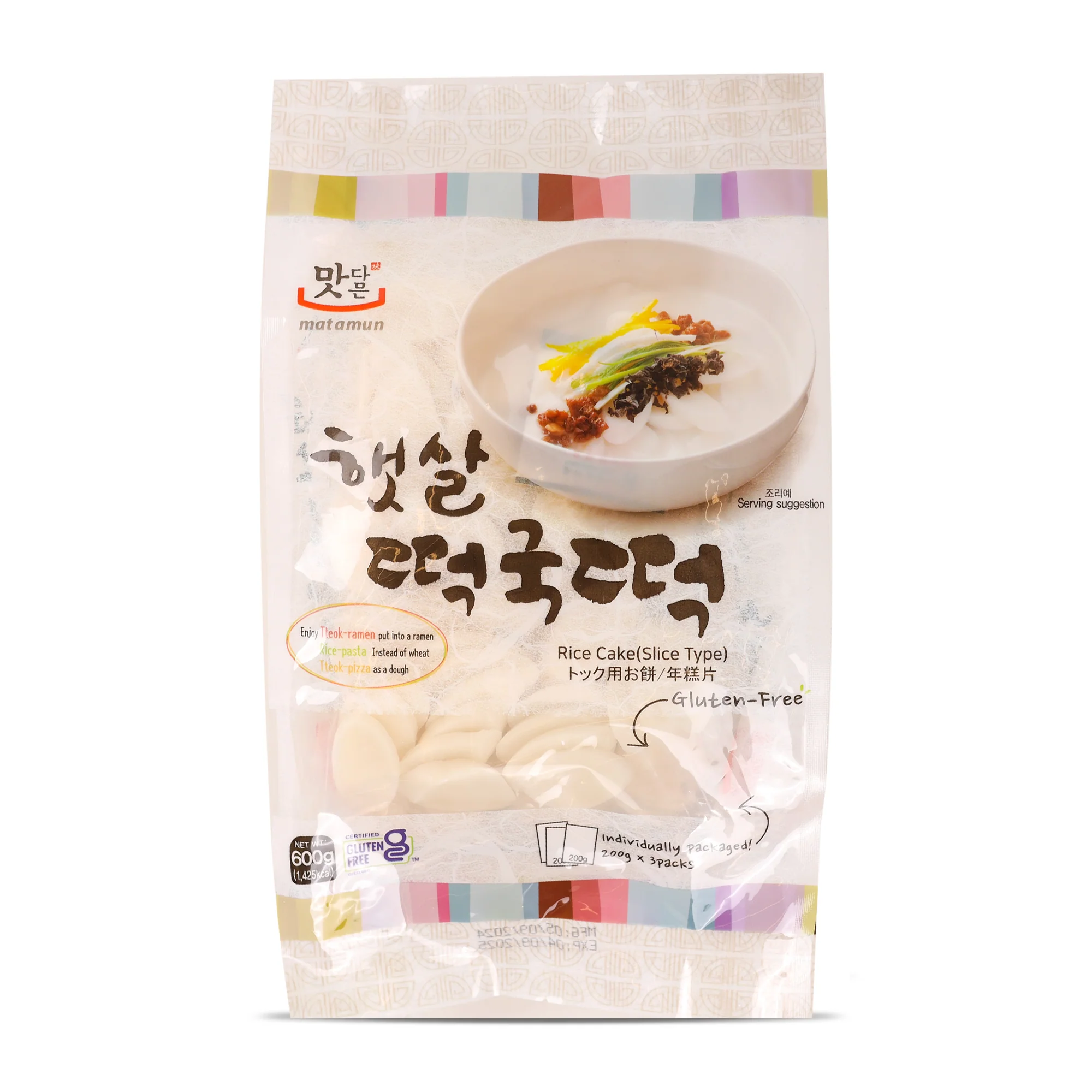 Slice Rice Cake, 600g