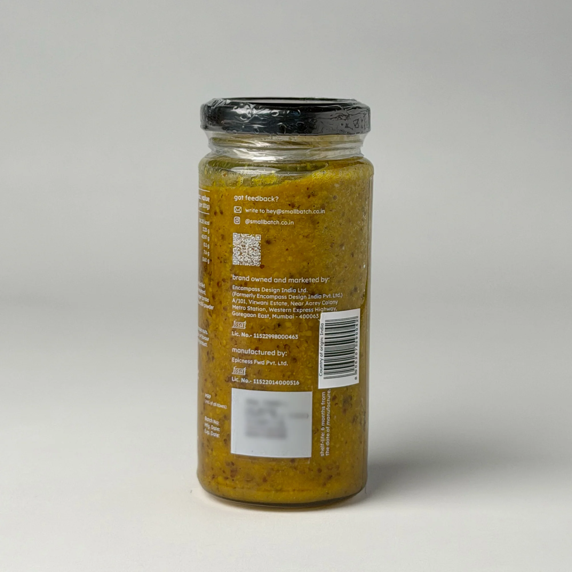Small Batch Stoneground Yellow Chilli and Honey Mustard, 200g - Image 5