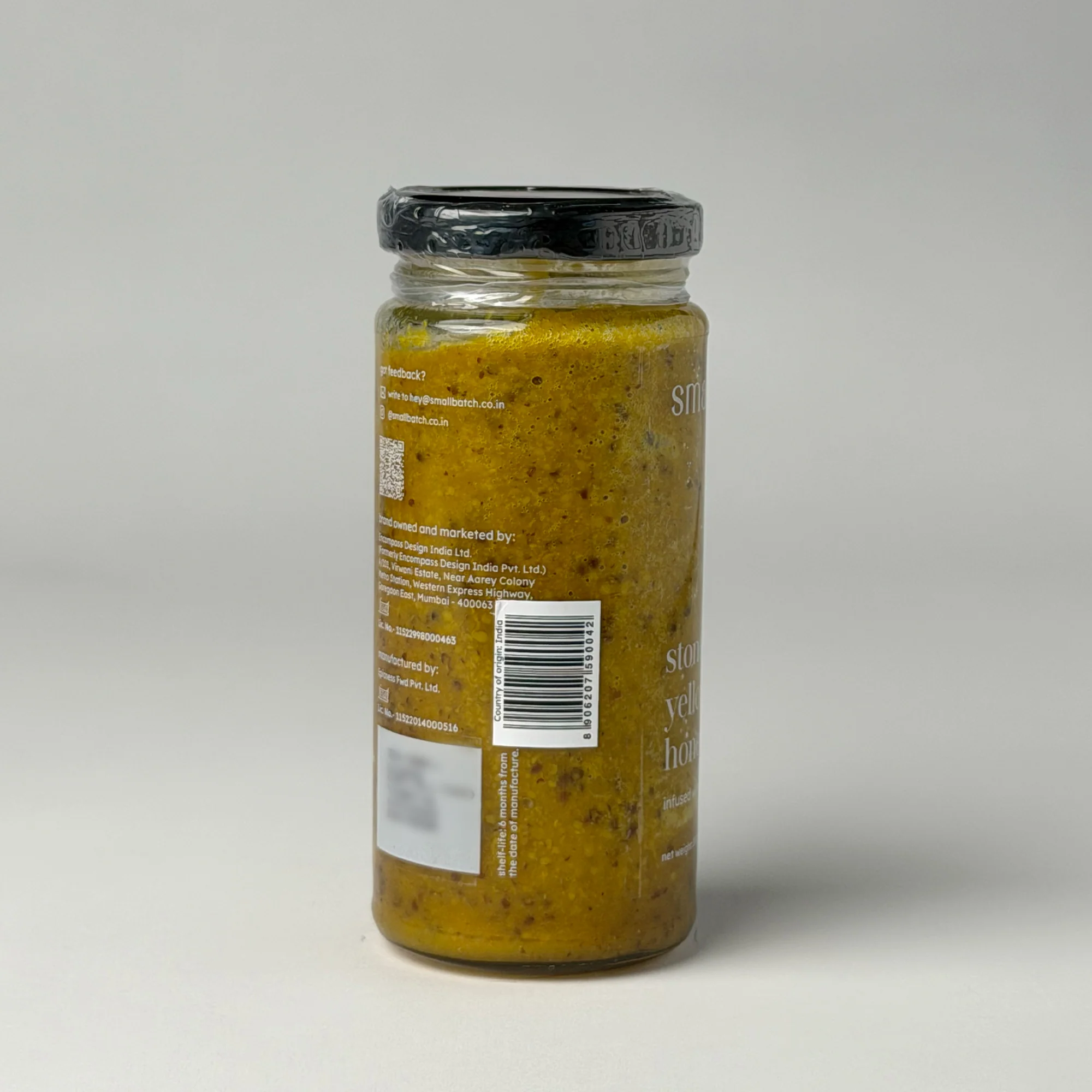 Small Batch Stoneground Yellow Chilli and Honey Mustard, 200g - Image 7