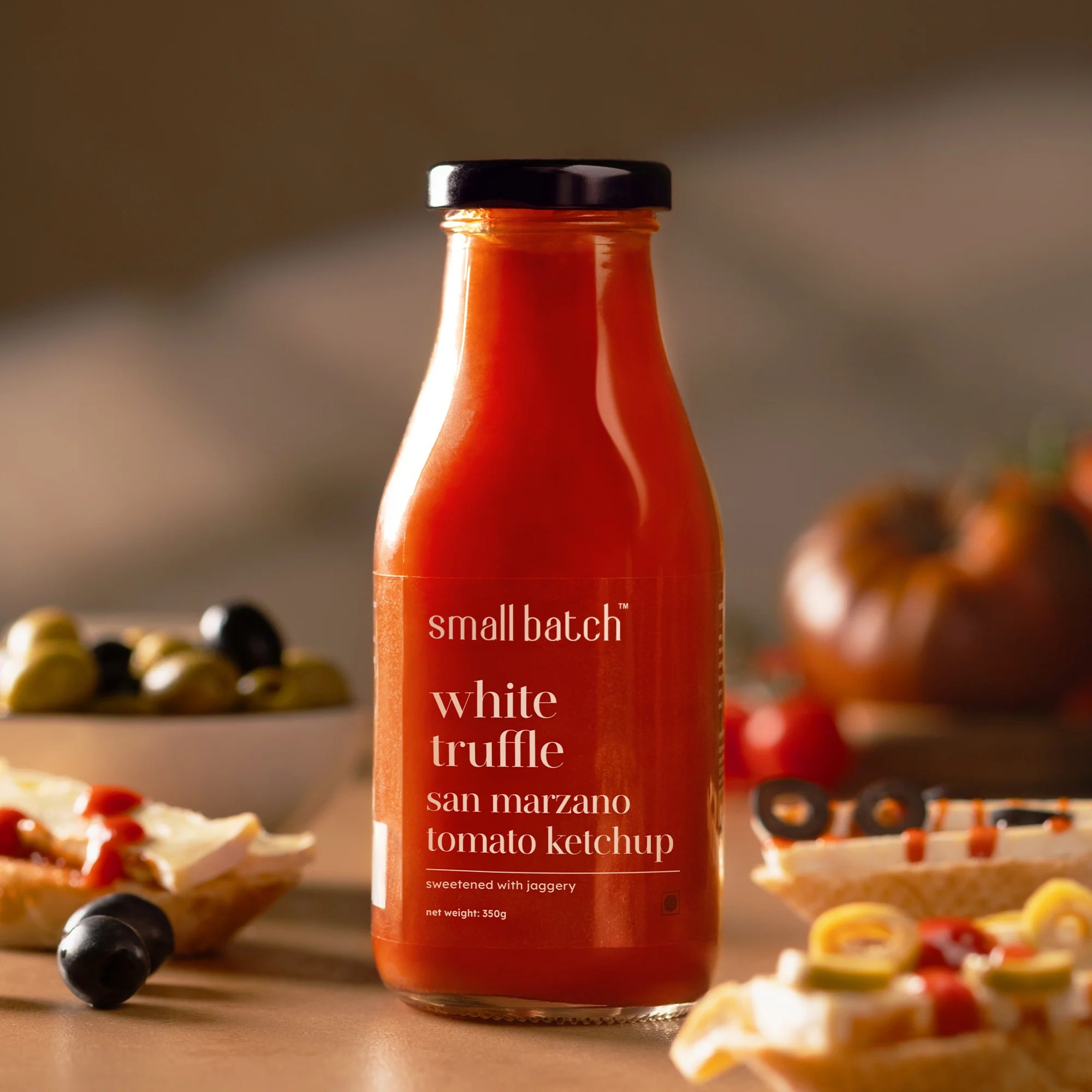Small Batch White Truffle San Marzano Tomato Ketchup, 350g - Image 2