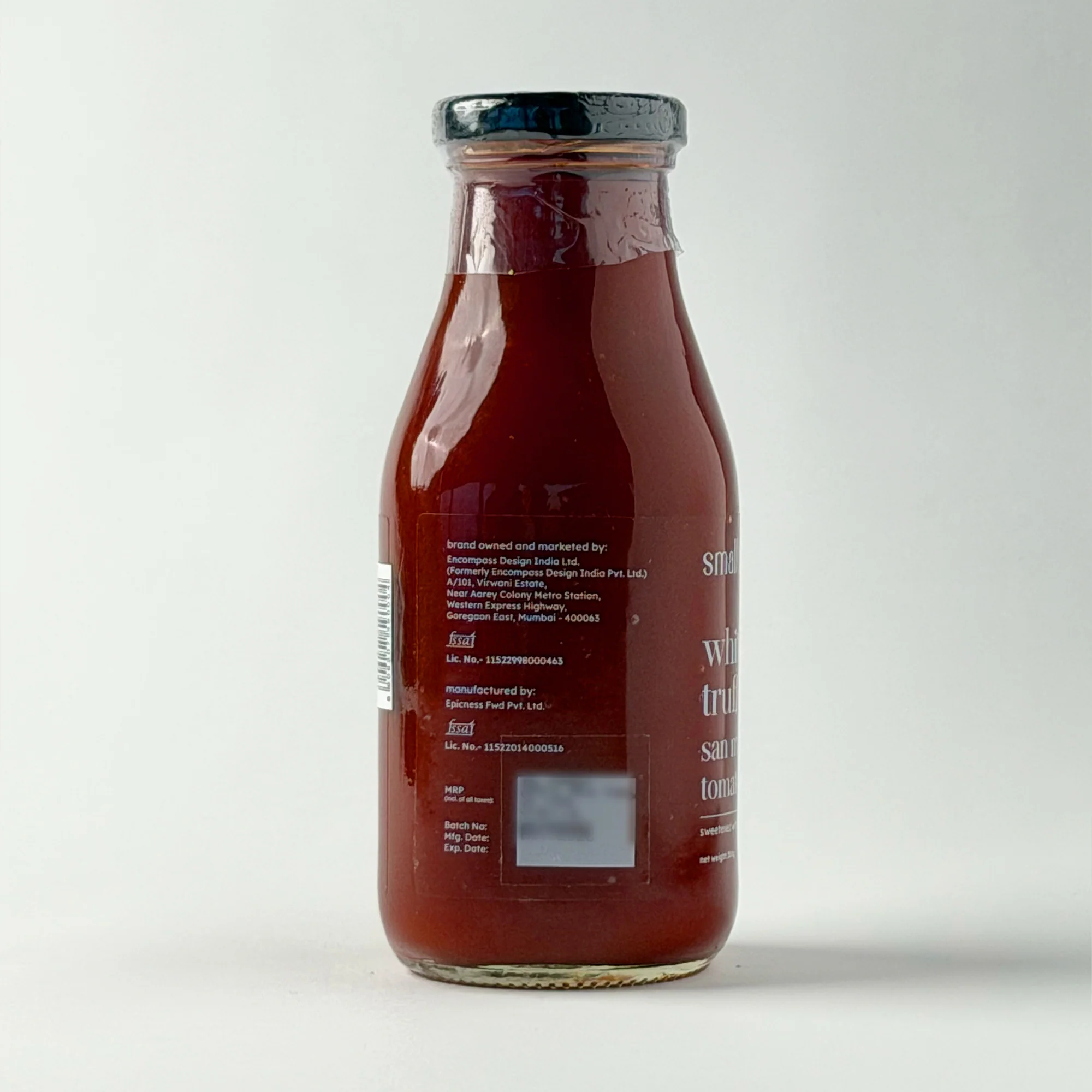 Small Batch White Truffle San Marzano Tomato Ketchup, 350g - Image 7