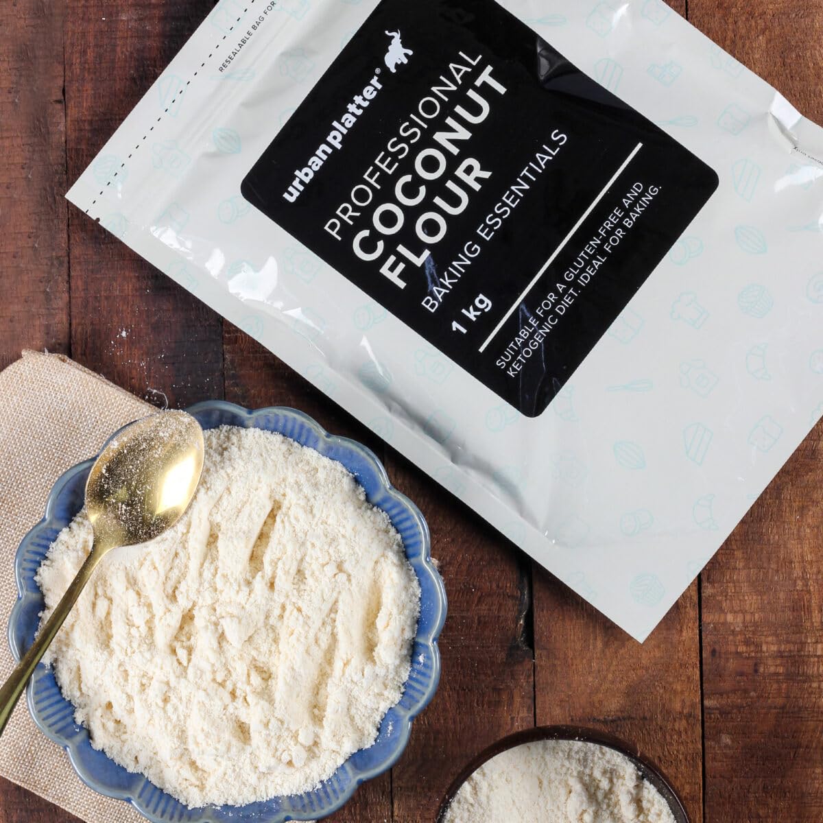 Coconut Flour, 1 Kg [Made with Coconuts from Tamil Nadu, Naturally Gluten-free, Fiber-rich, Paleo friendly, Perfect for baking, making cookies] - Image 5