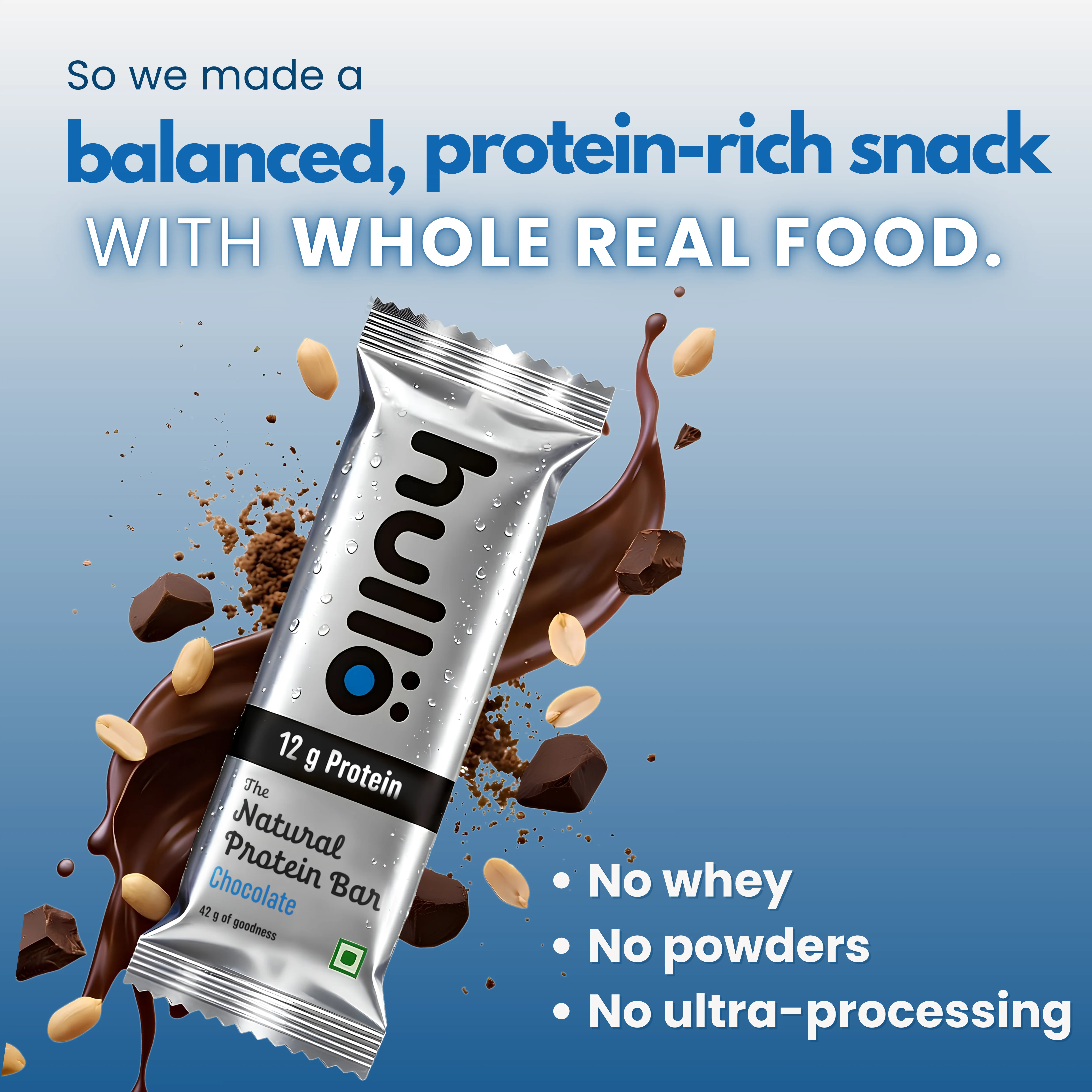 The Natural Protein Bar - Chocolate,252g (6x42g) - Image 7