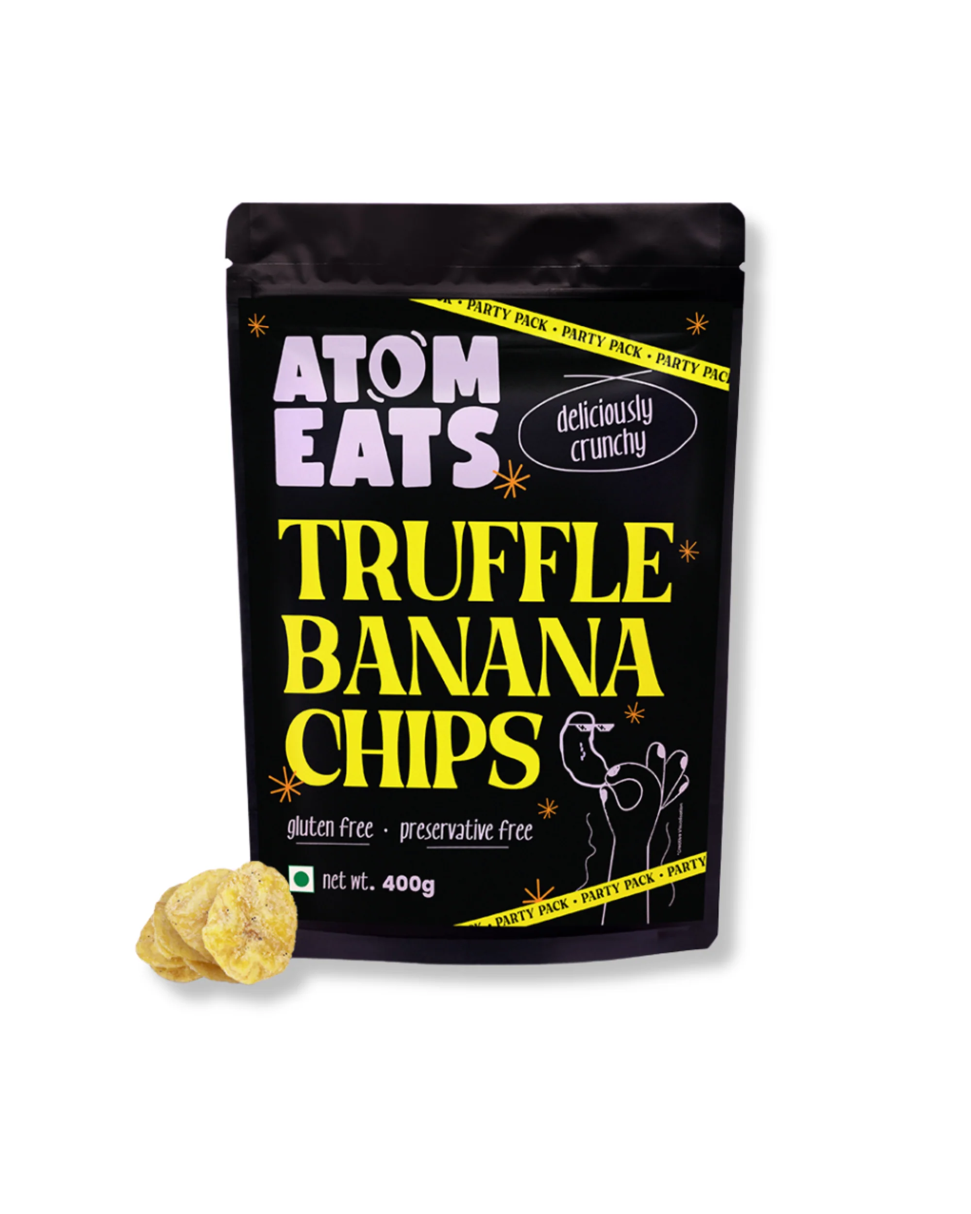 Truffle Banana Chips, 400g (Sweet & Savoury Gourmet Snack, Rich Truffle Flavour, Crispy Banana Chips)