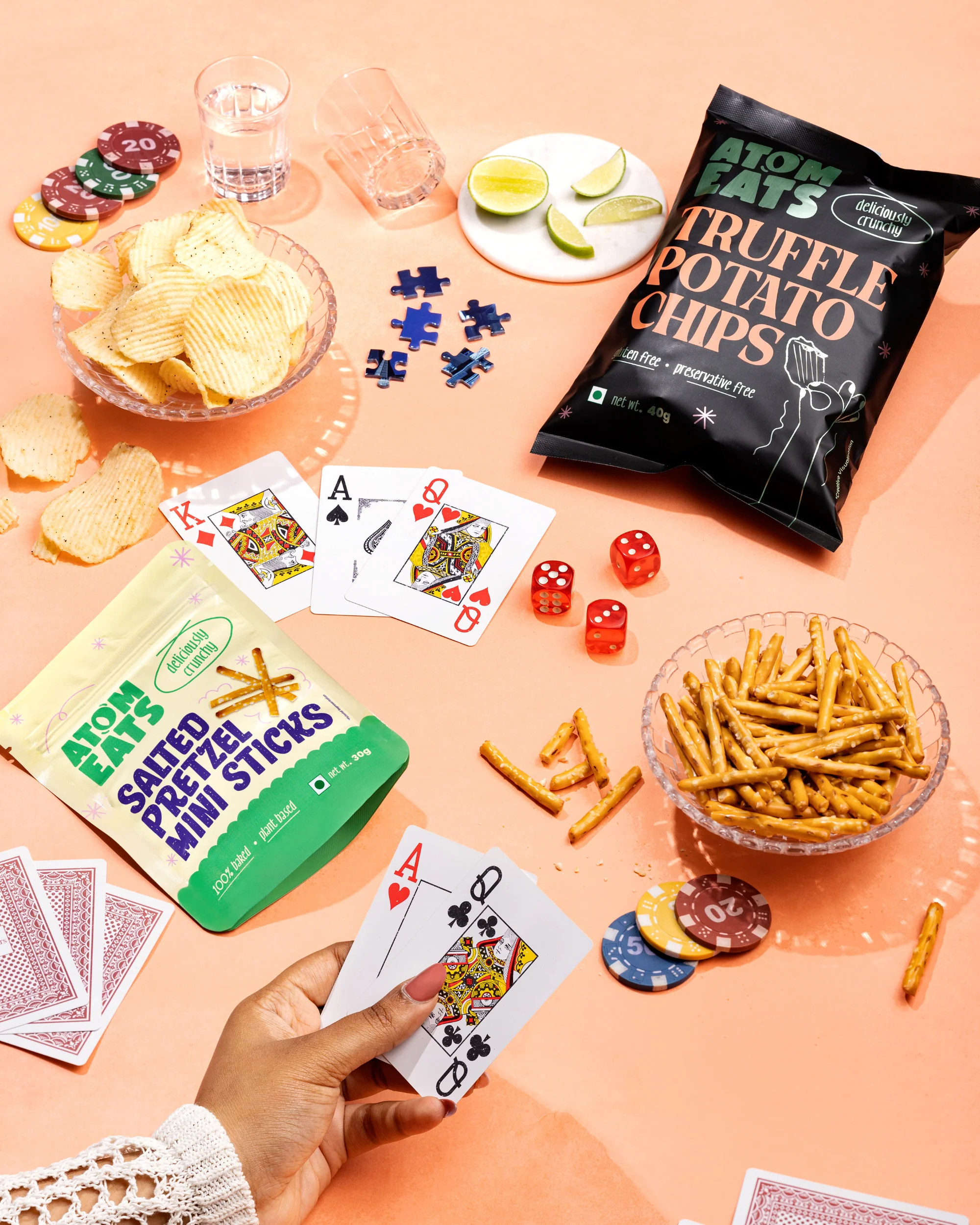 Truffle Ruffled Potato Chips,40g (Gourmet Flavoured Chips, Rich Truffle Seasoning, Crunchy Ruffled Cut) - Image 8