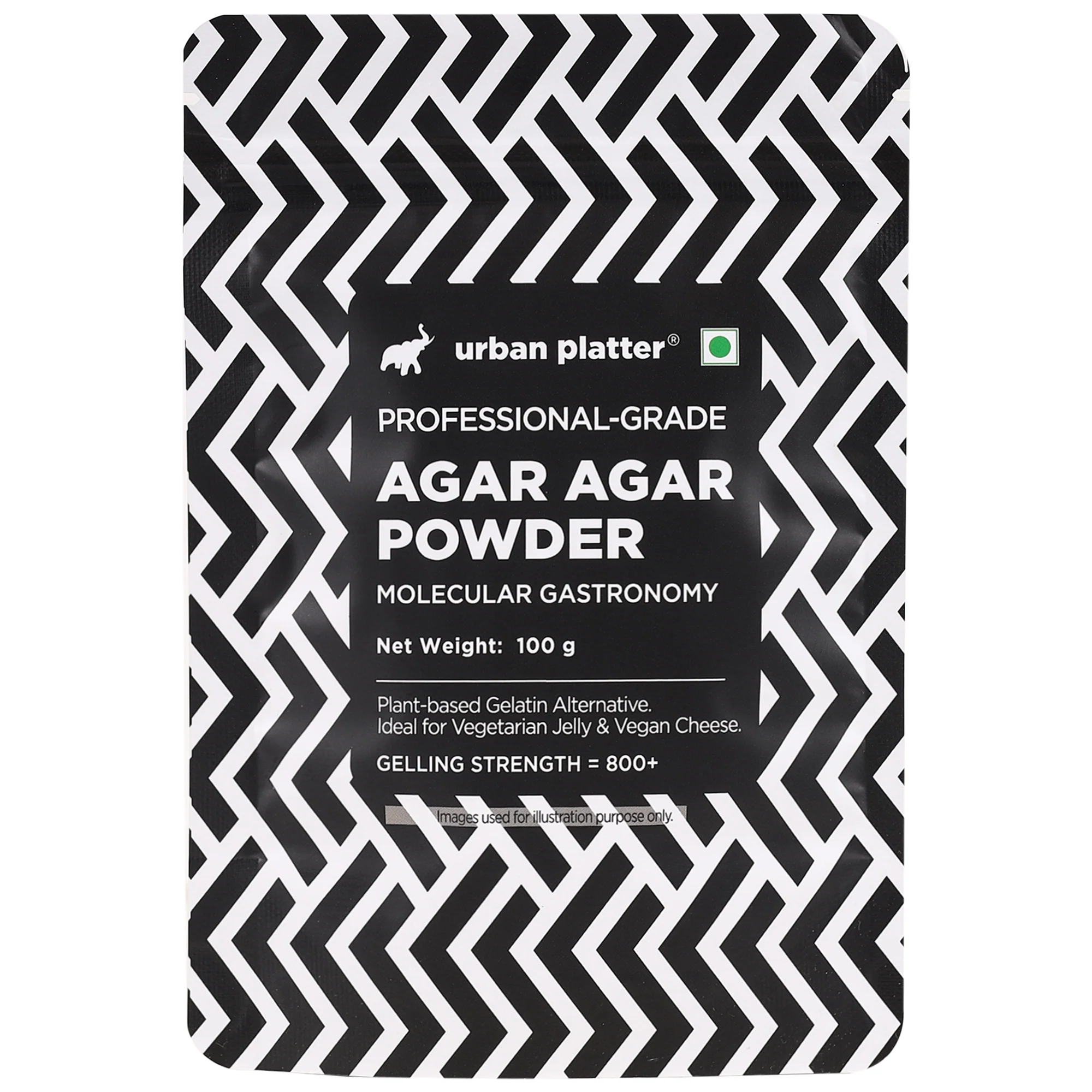 Agar Agar Powder, 100g (Superior Gelling Strength | Plant-Based Gelatin Alternative | Jellies, Desserts, Molecular Gastronomy)