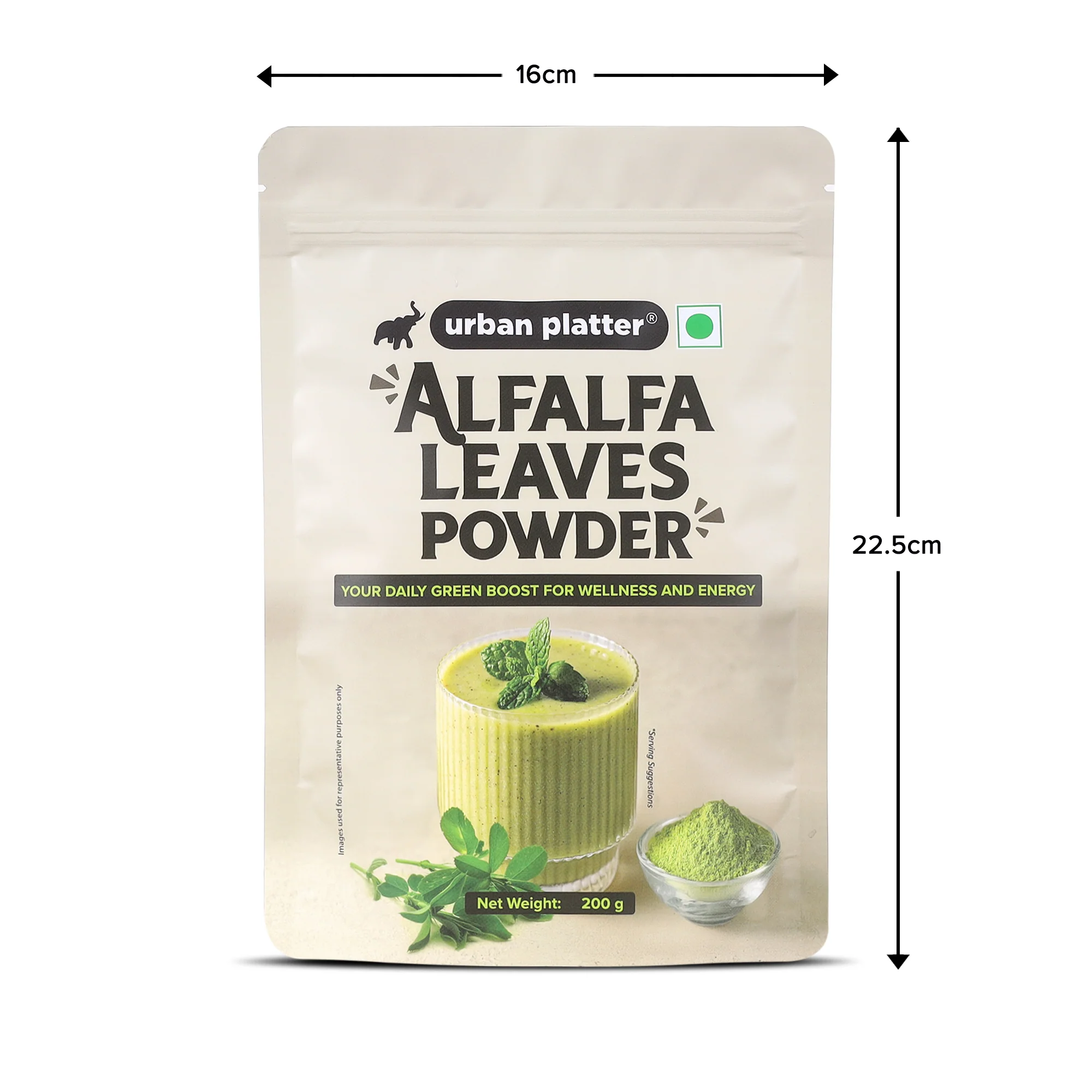 Alfalfa Grass Powder, 100g - Image 5