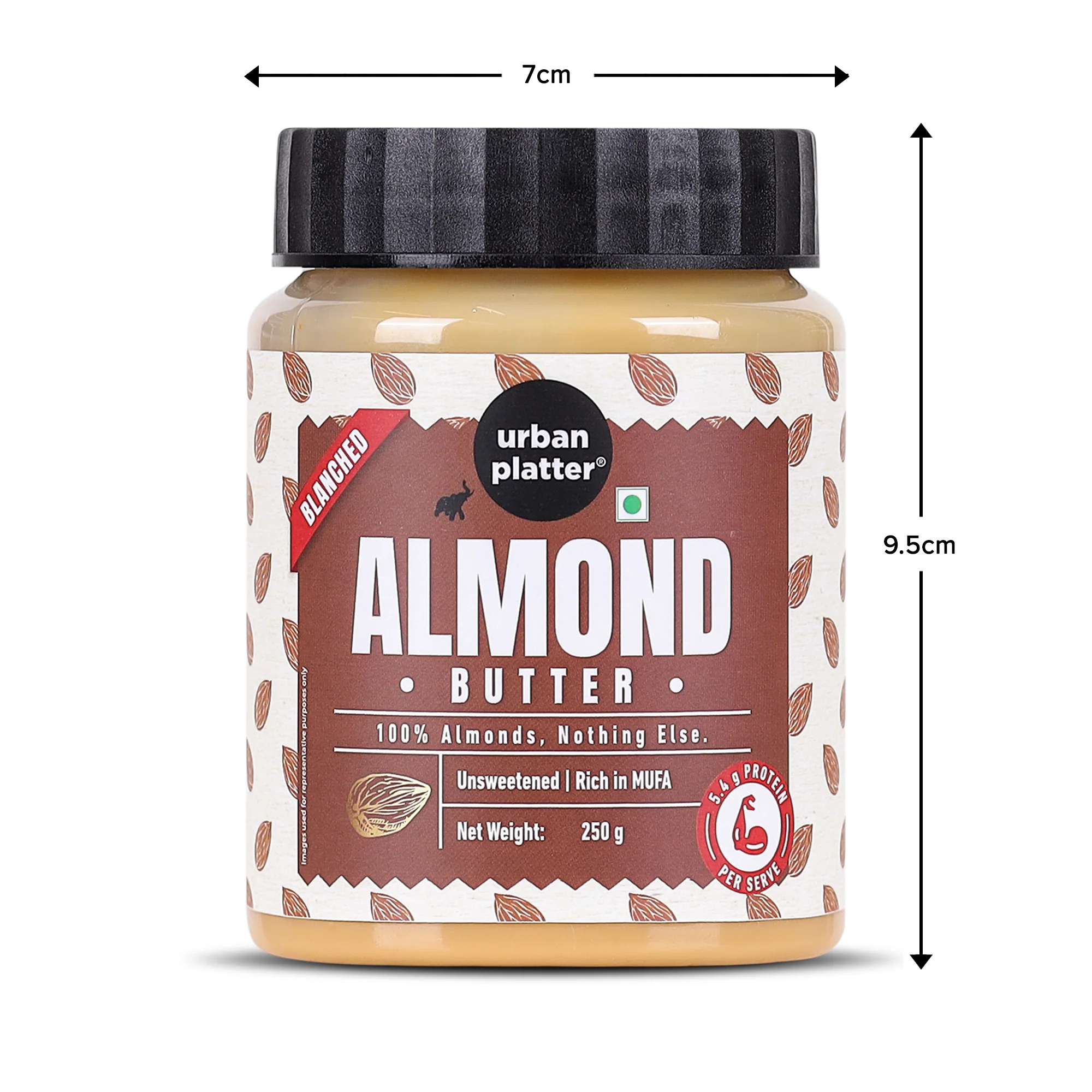 Almond Butter (Without Skin) (Nutty Flavour | Single Ingredient | Keto-Friendly | Blanched Paste) - Image 10