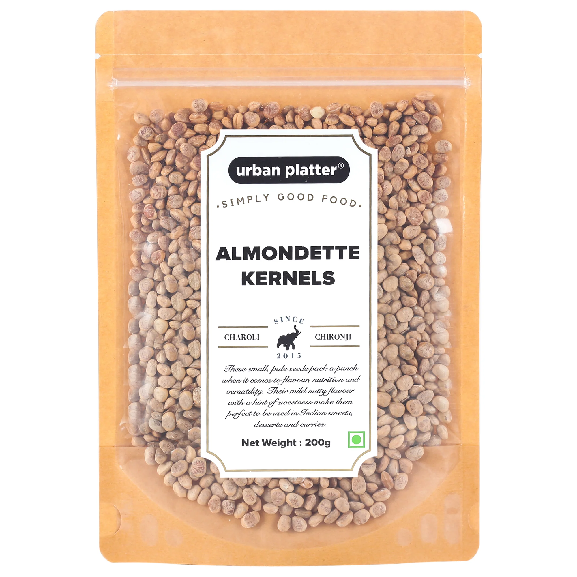 Almondette Kernels (Charoli or Chironji), 200g