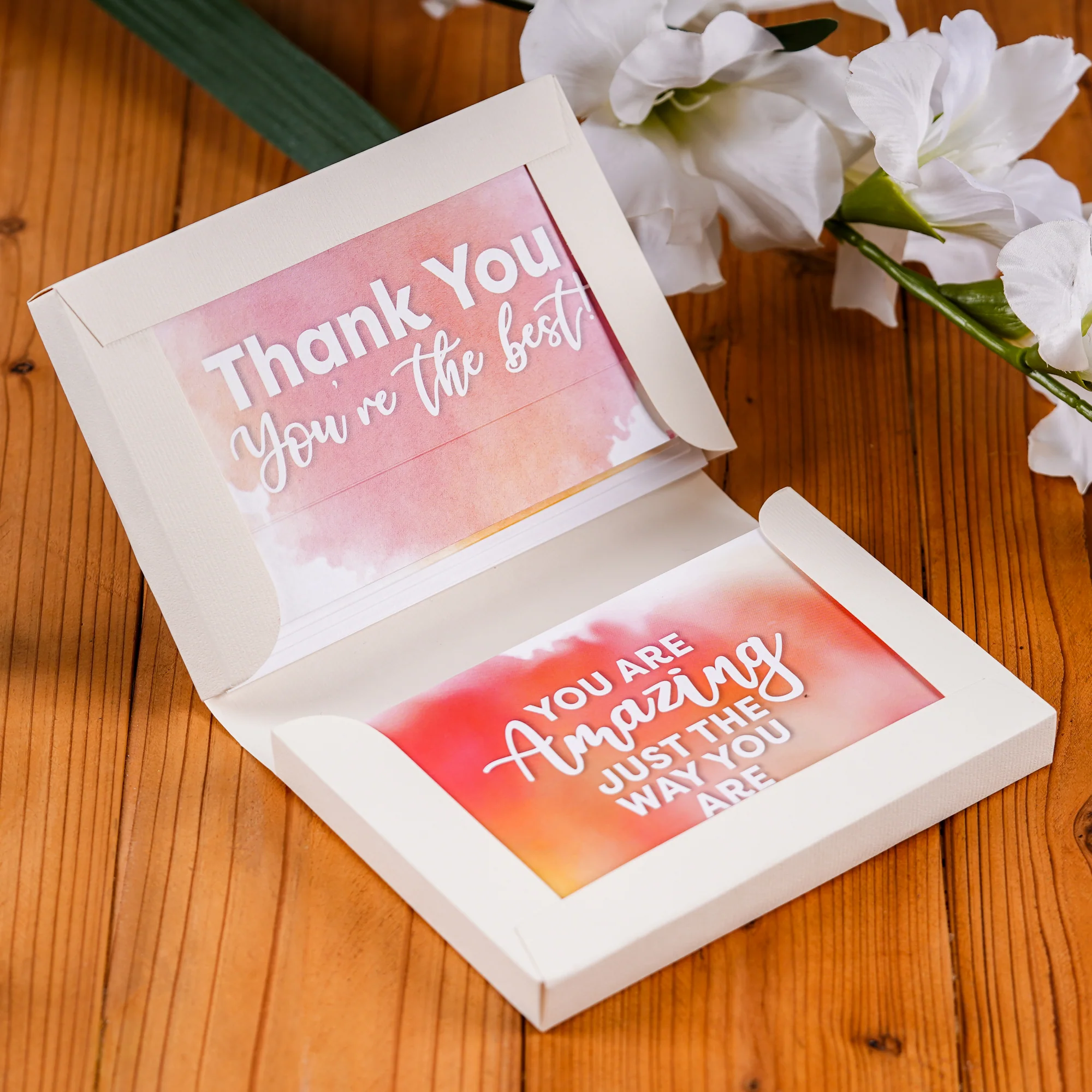 Appreciation Greeting Card (Greeting Card for Loved Ones, Perfect for Gifting | 4 Styles in Card Paper | Pack of 20 Greeting Cards + Envelopes)