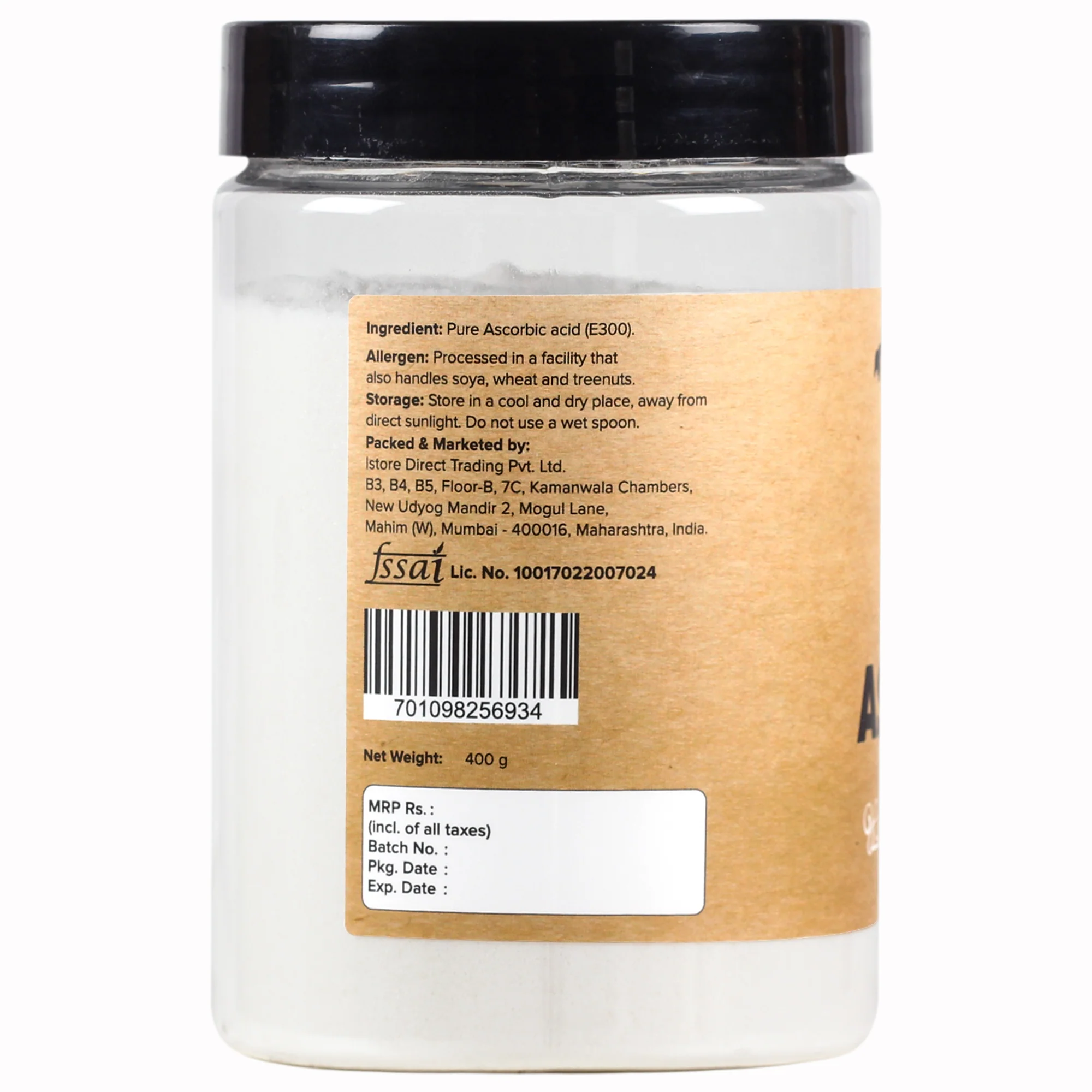 Ascorbic Acid, 400g - Image 3