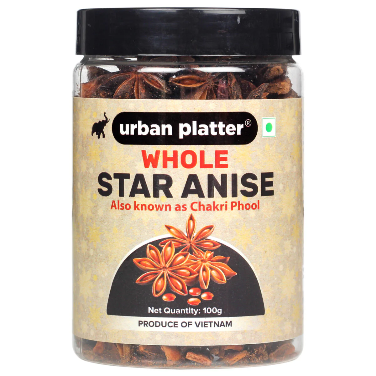 Asian Star Anise (Chakri Phool), 100g (Premium Quality | Highly Aromatic | Imported from Vietnam)