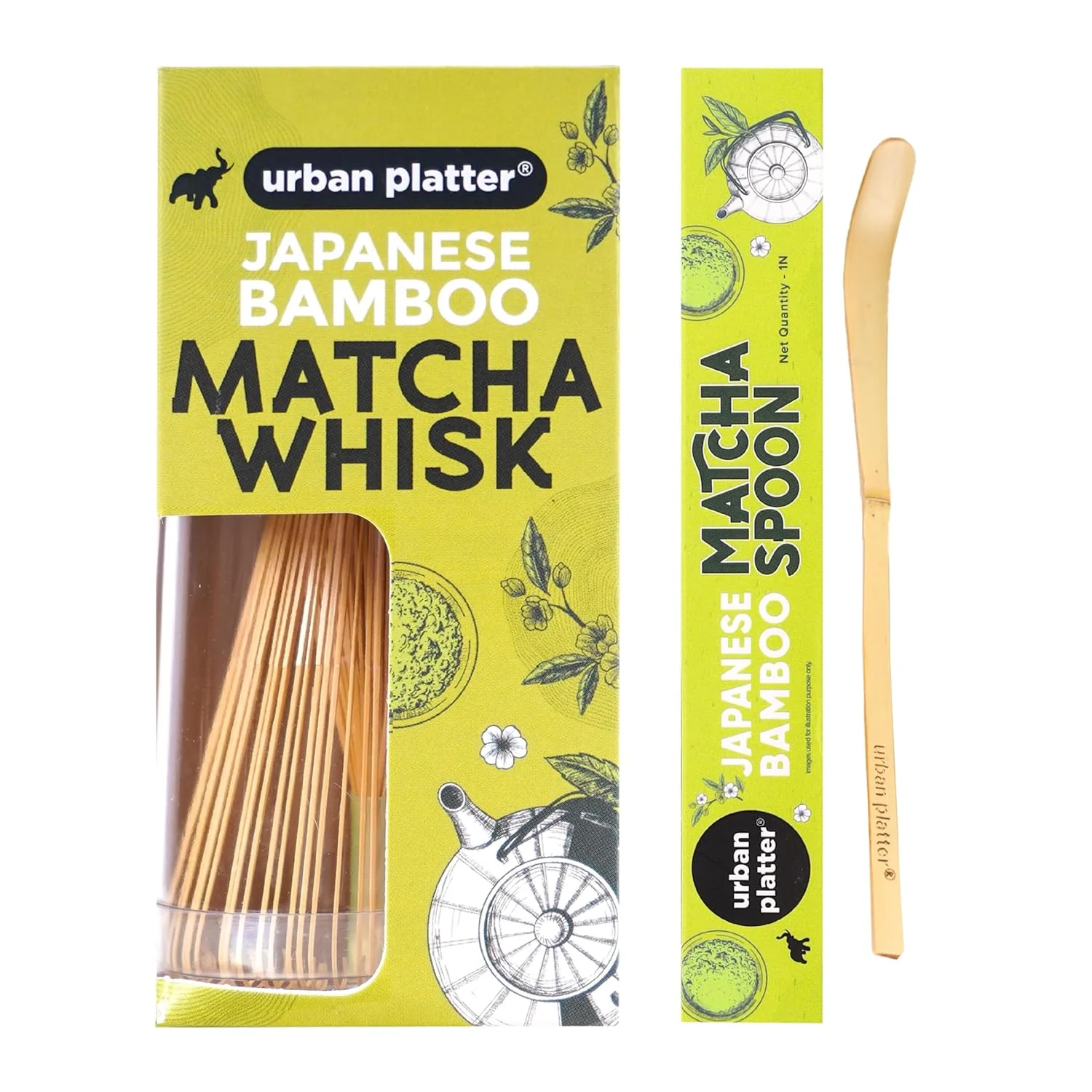 Authentic Matcha Kit – Bamboo Chasen Whisk & Chashaku Spoon – Traditional Japanese Tools for Perfect Matcha Green Tea