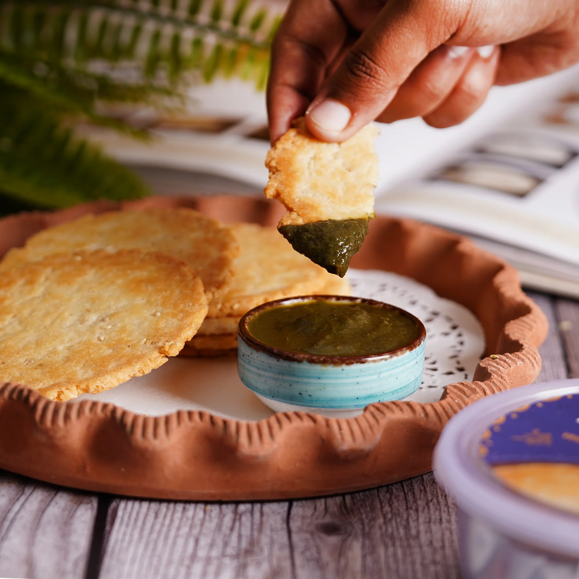 Baked Plain Bhakri, 200g (Wheat Free, Traditional Gujarati Snack) - Image 4