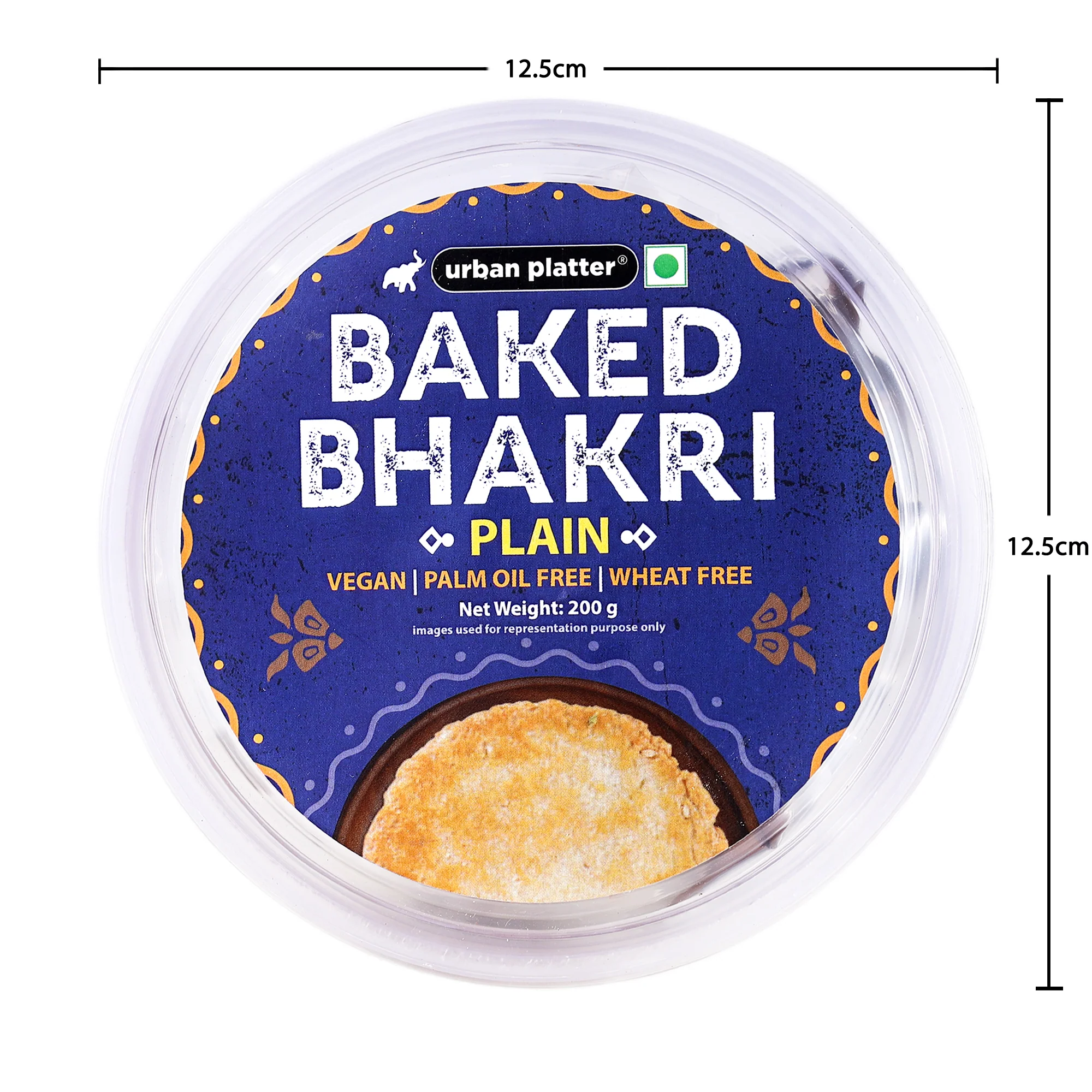 Baked Plain Bhakri, 200g (Wheat Free, Traditional Gujarati Snack) - Image 7