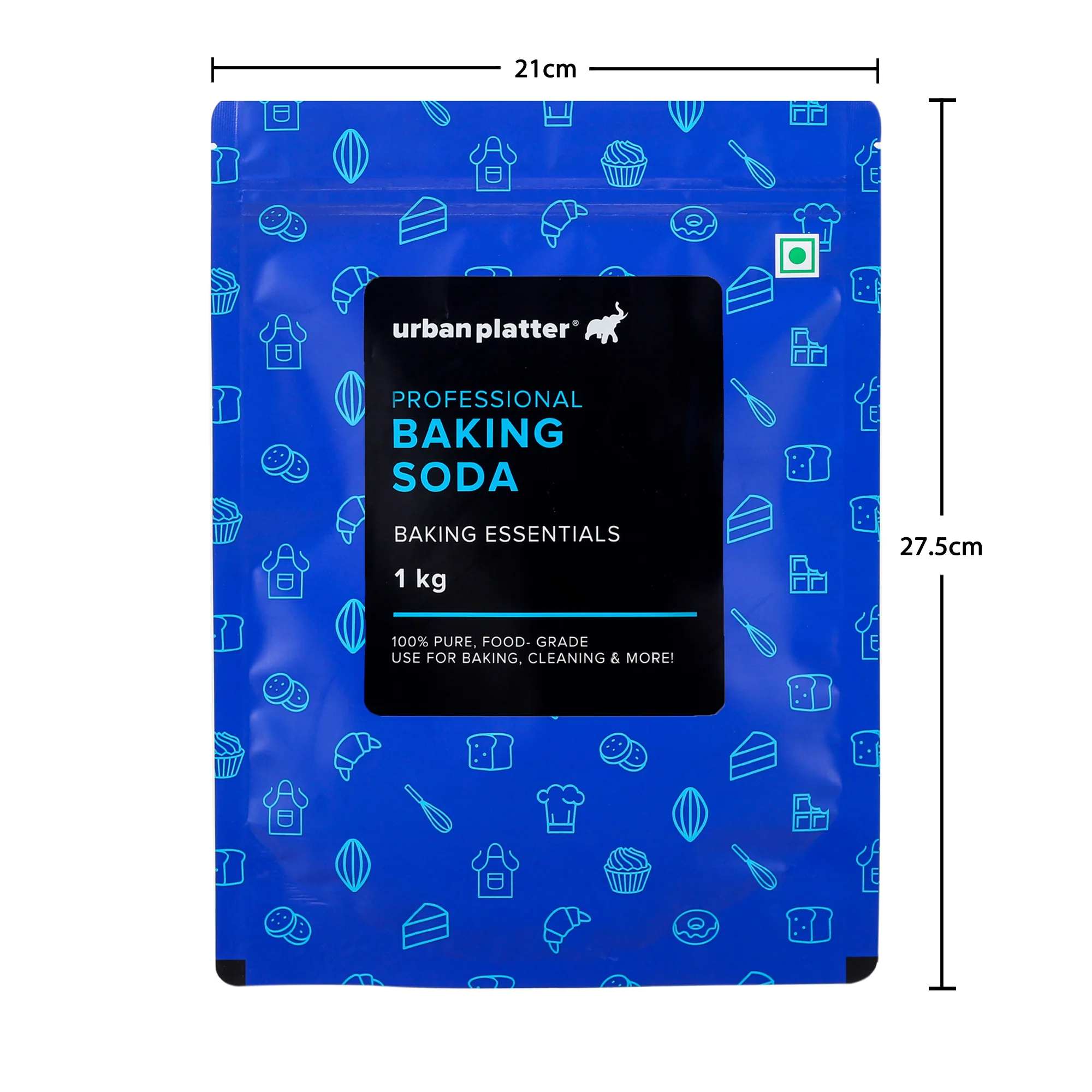 Baking Soda, 1kg (Food-Grade Sodium Bicarbonate | Baking & Cooking Essential | Multi-Use Cleaner) - Image 7