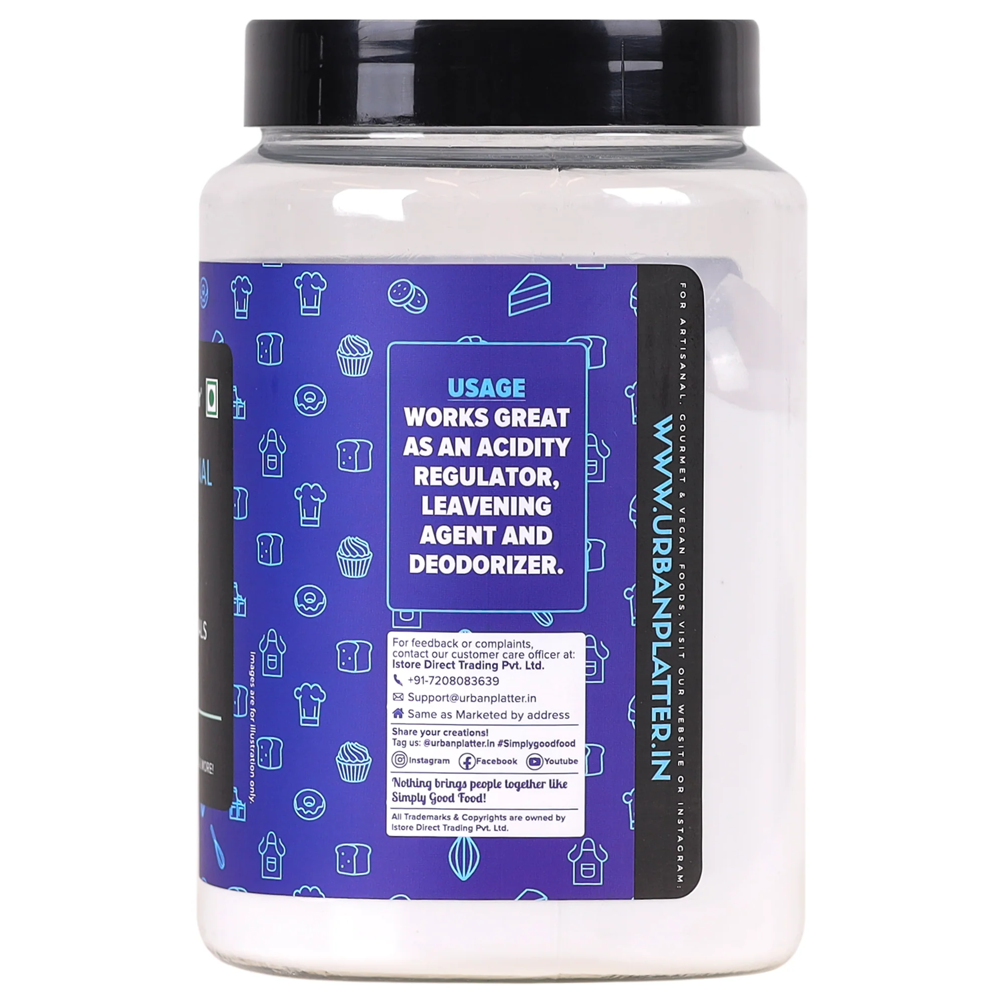 Baking Soda, 1kg (Food-Grade Sodium Bicarbonate | Baking & Cooking Essential | Multi-Use Cleaner) - Image 3
