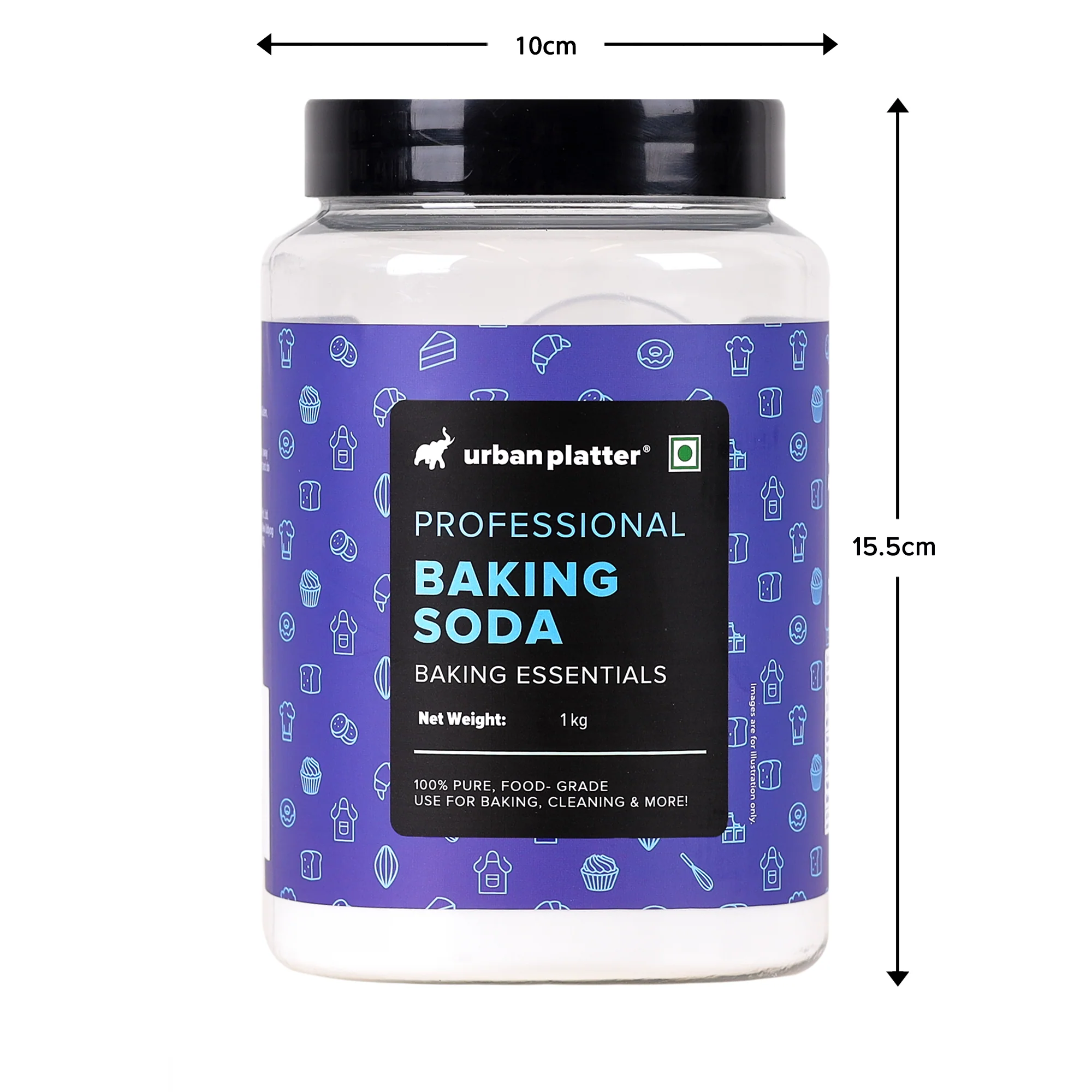Baking Soda, 1kg (Food-Grade Sodium Bicarbonate | Baking & Cooking Essential | Multi-Use Cleaner) - Image 7