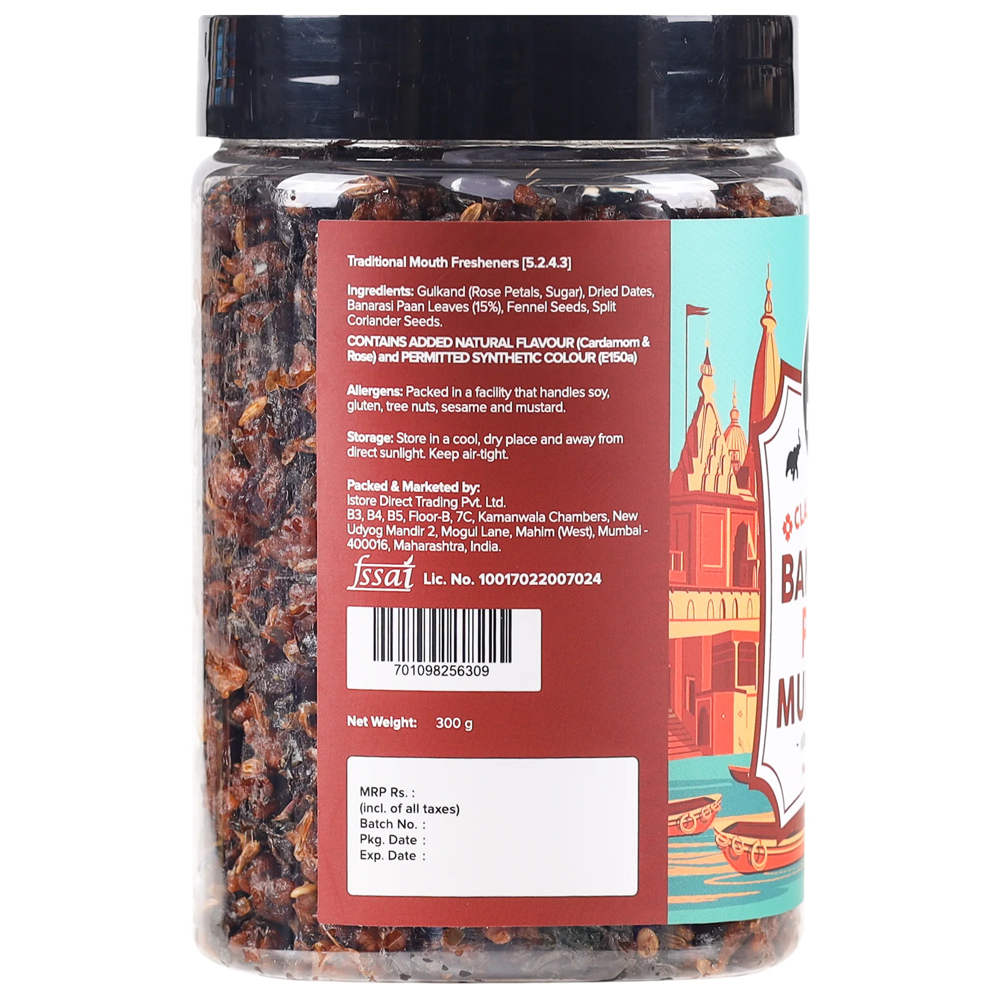 Banarasi Mukhwas, 300g [Mouth Freshener, After Meal Digestive, Without Supar/Areca Nut] - Image 2