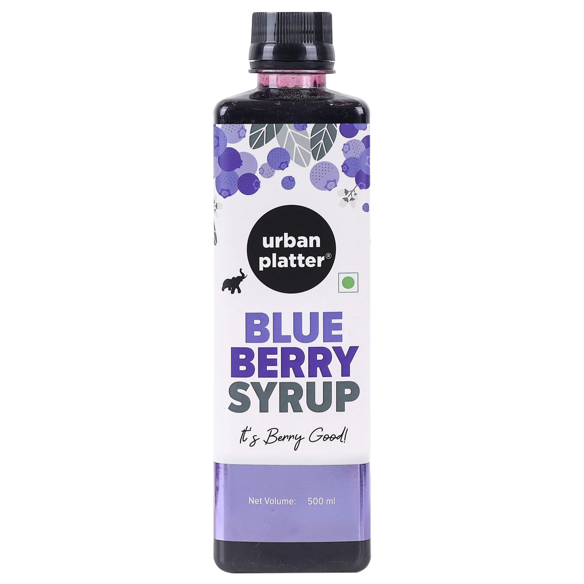 Blueberry Syrup, 500ml (Thick, Made From Real Fruits)