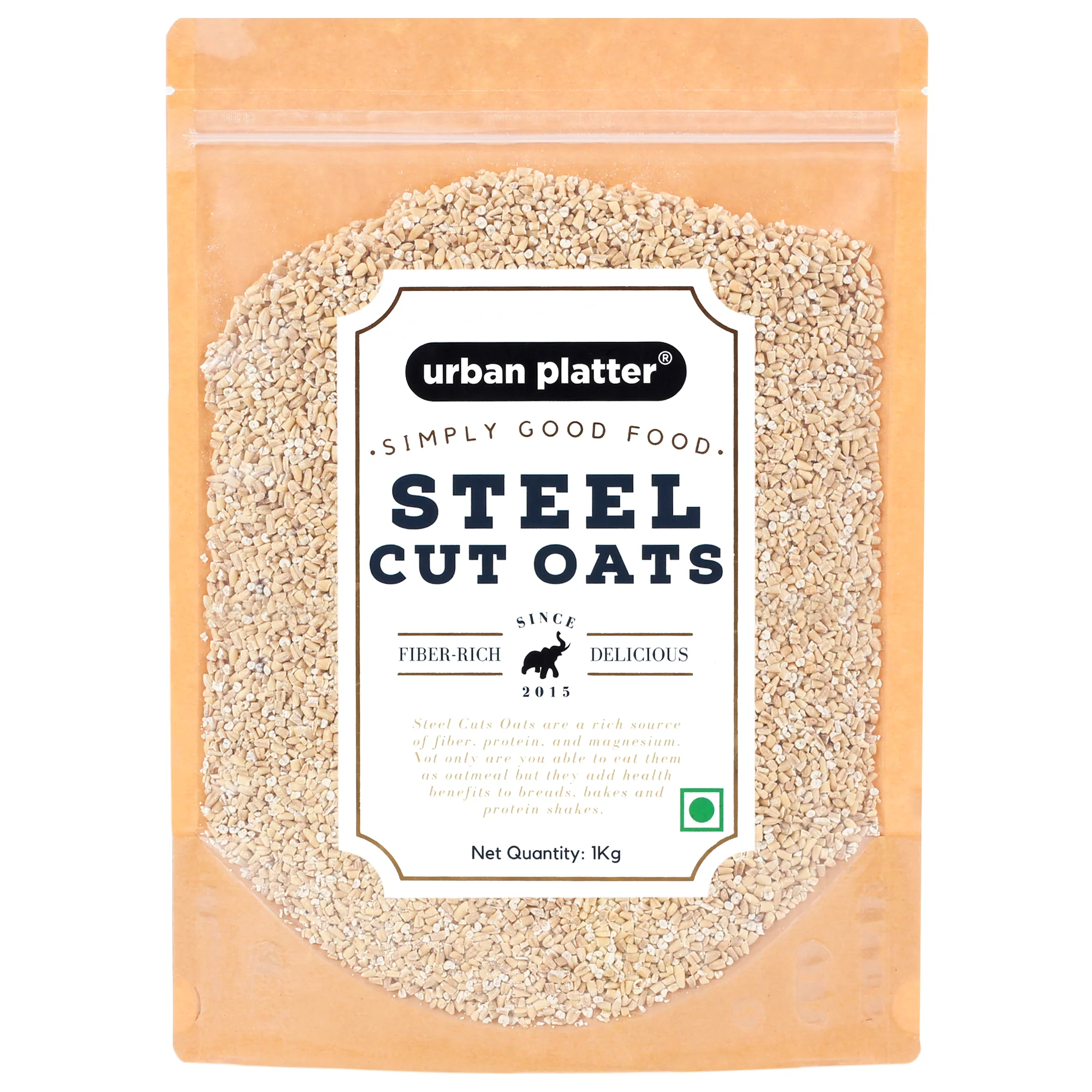 Broken Oats, 1Kg (Natural Steel Cut Oats)