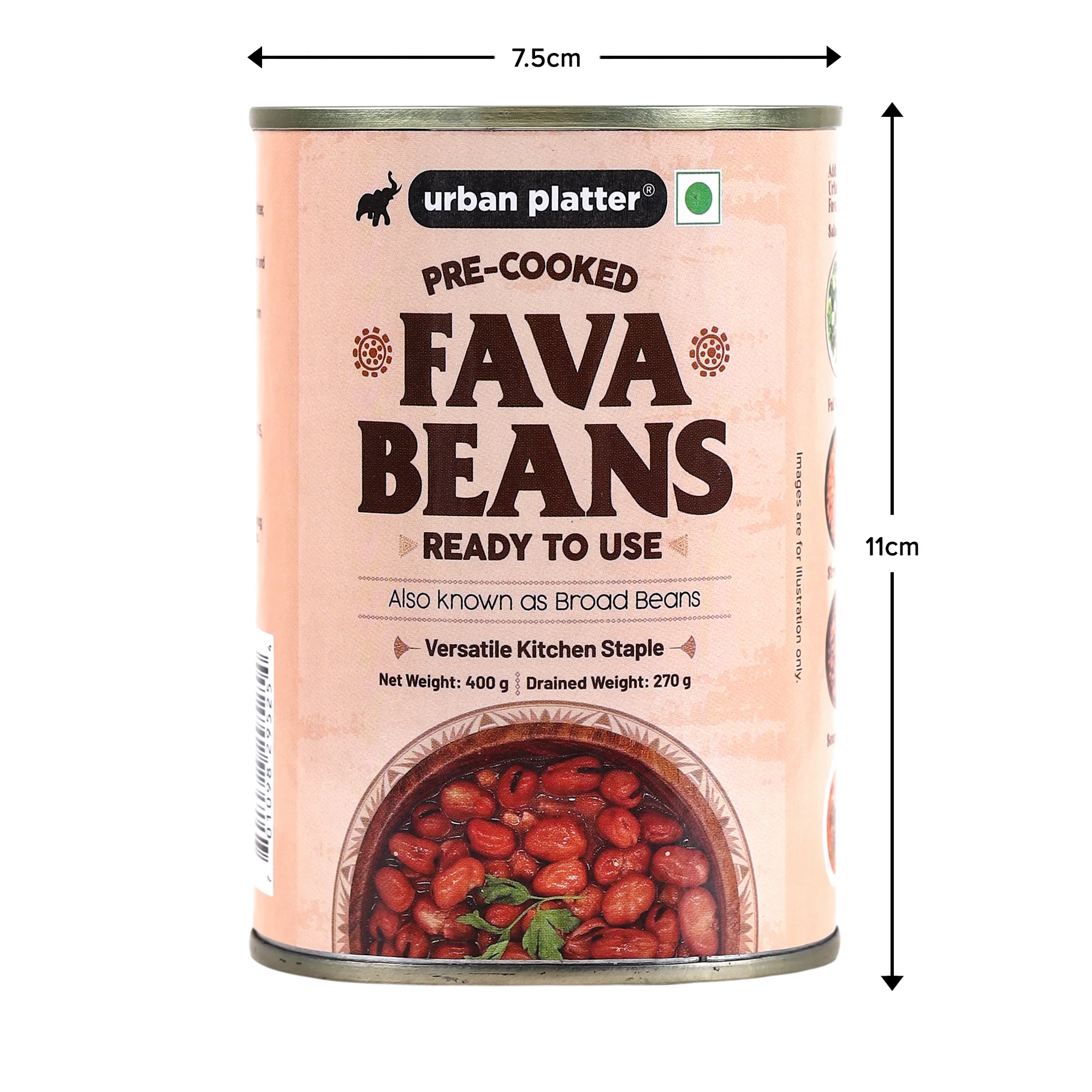 Canned Fava Beans, 400g (Ready to use, Cooked Fava Beans, Broad Beans, Middle Eastern Staple, Foul Medammas) - Image 9