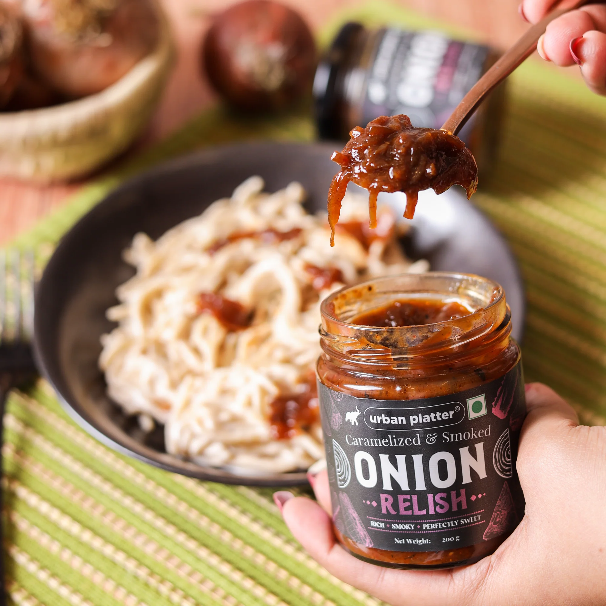 Caramelised & Smoked Onion Relish, 200g (Gourmet Spread, Savory-Sweet Flavour, Perfect for Sandwiches, Burgers, Cheese Boards & More) - Image 5