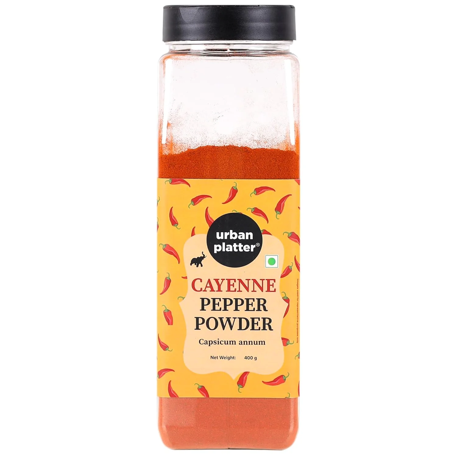 Cayenne Pepper Powder, 400g (Bold, Fiery Heat | Essential Culinary Spice | Known to Support Heart Health & Metabolism)