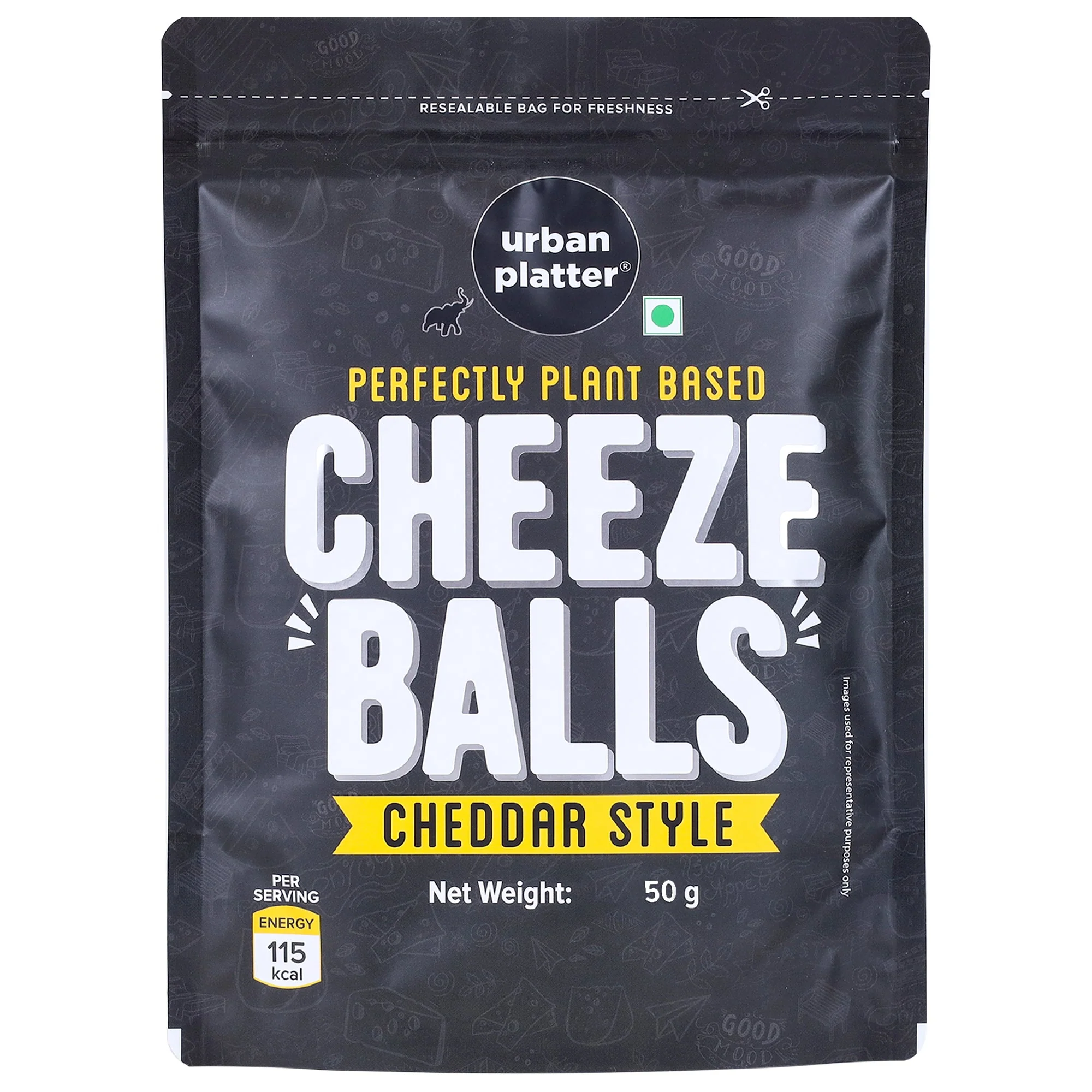 Cheese Balls (Cheddar Flavour, Plant-based Snack, Party Pack) - Image 2