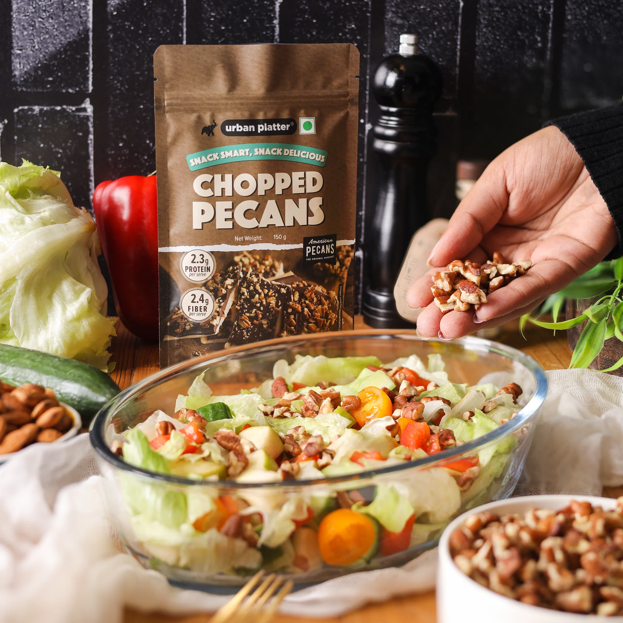 Chopped Pecans, 150g (Imported from the USA | Ideal for Baking, Desserts & Everyday Snacking) - Image 10