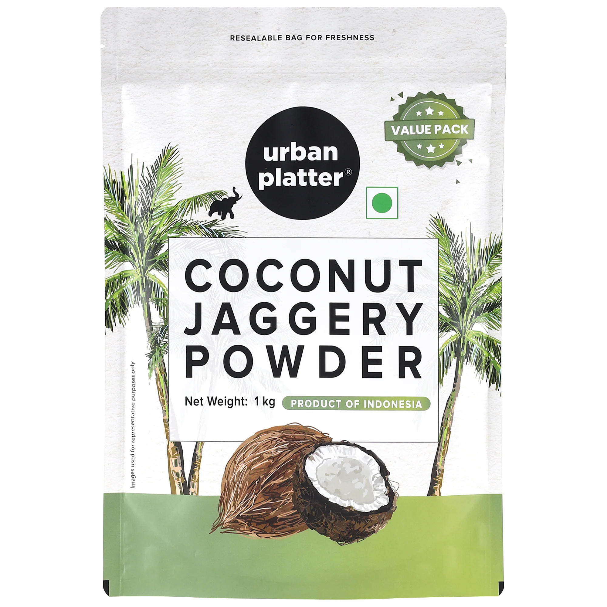 Coconut Sugar, 1kg (Low GI, Natural Sweetener, Refined Sugar Alternative)