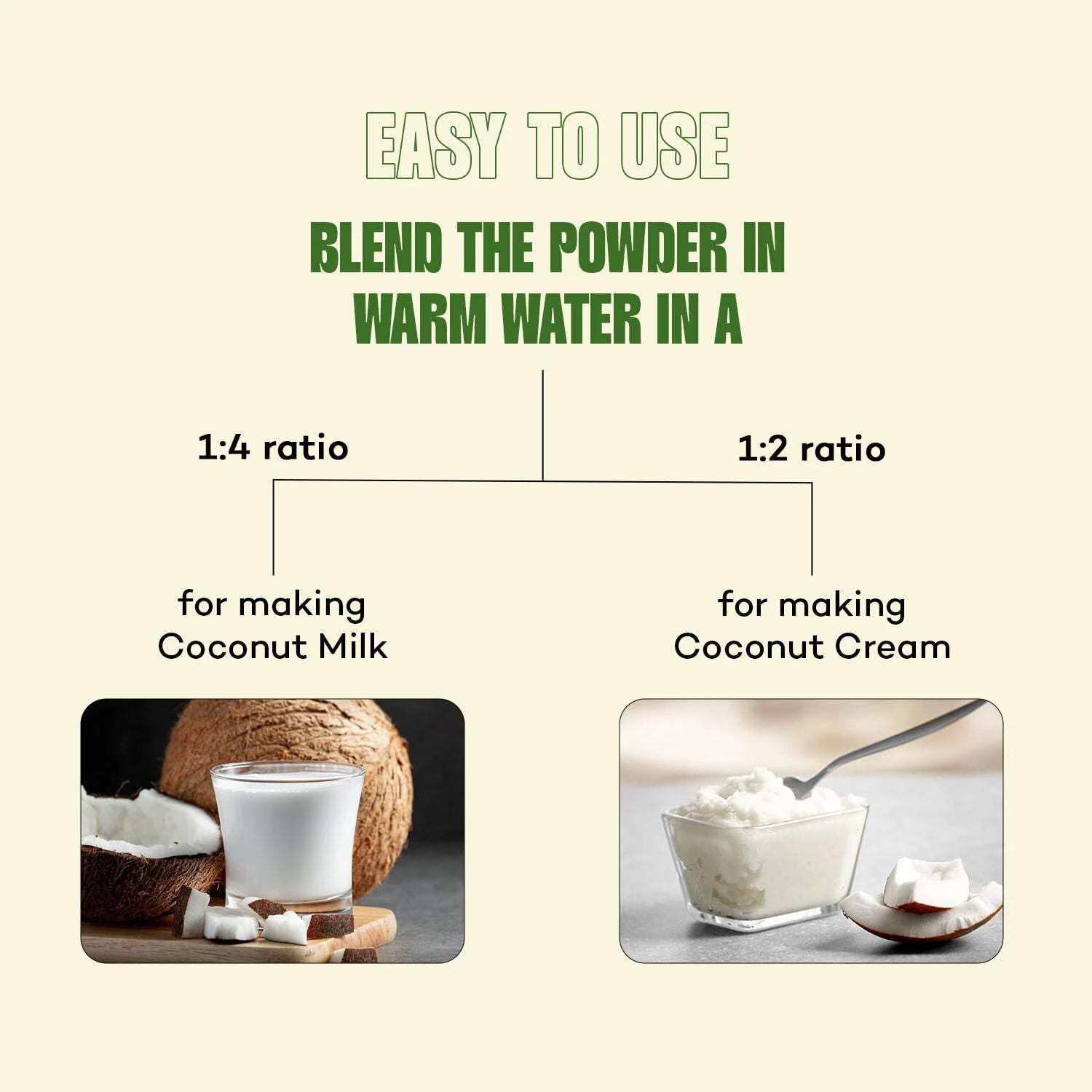 Coconut Milk Powder, 400g (Plant-Based, Preservative-Free, Easy to use, Product of Sri Lanka, Dairy-Free, Source of Protein, Add to smoothies, curries, baked goods) - Image 5
