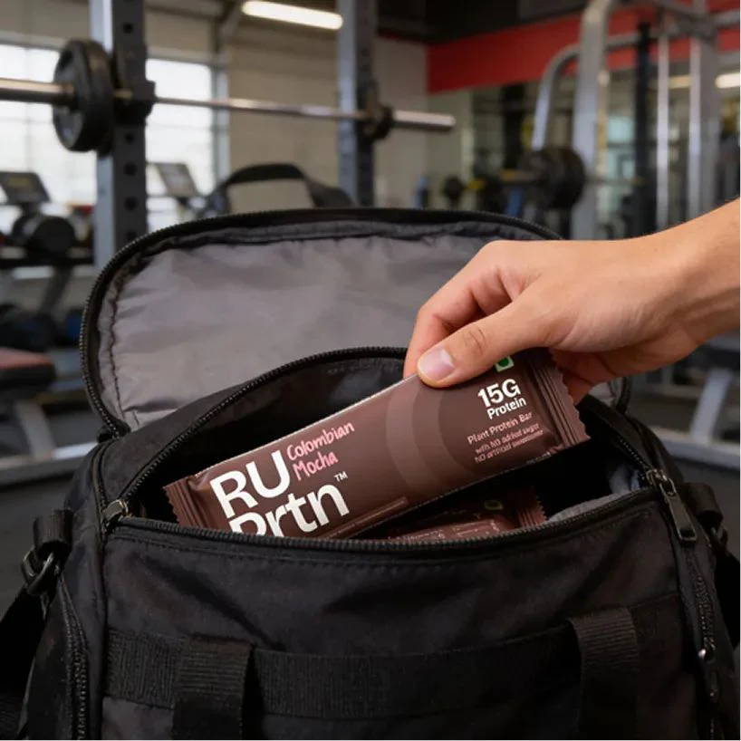 RU Prtn Colombian Mocha Plant Protein Bars,43g (Pack of 6, High Fiber, No Added Sugar, Coffee Energy Snack) - Image 4