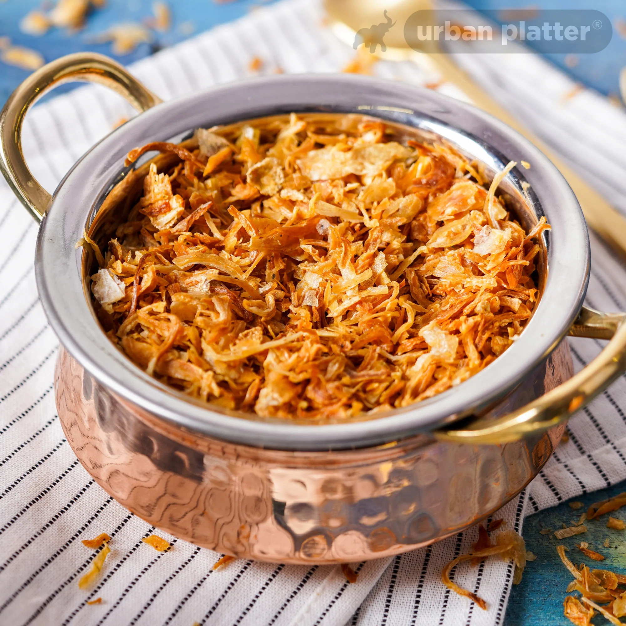 Crispy Fried Onion Birista, 400g (Fried in Sunflower Oil | No Added Salt | Preservative-Free | Ready to Use) - Image 3