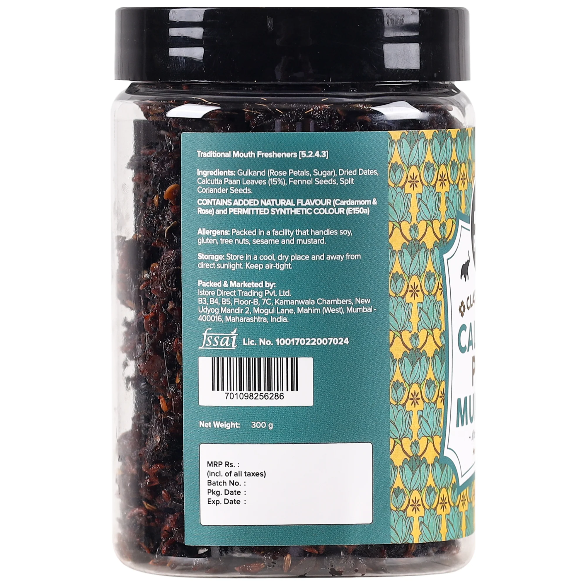 Calcutta Mukhwas, 300g [Mouth Freshener, After Meal Digestive, Without Supari/Areca Nut] - Image 2