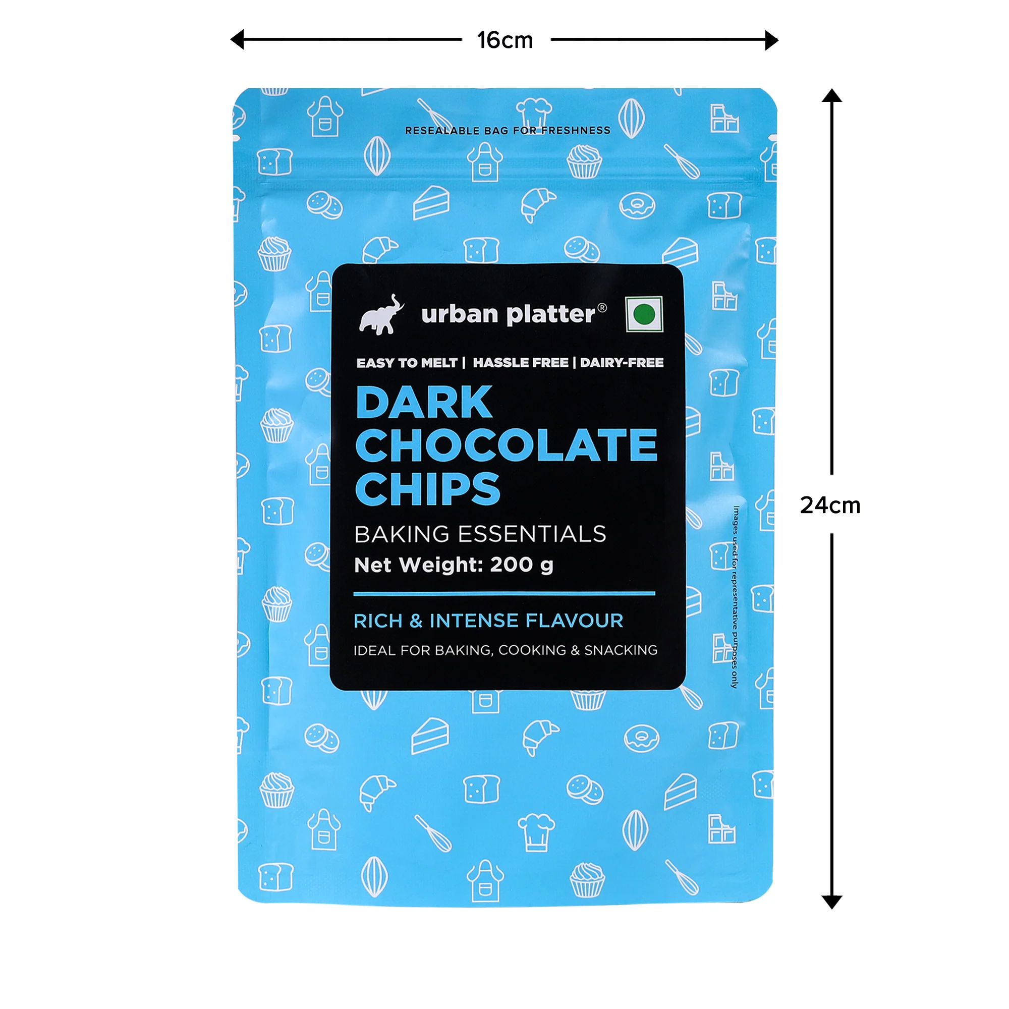 Dark Chocolate Chips, 200g - Image 6