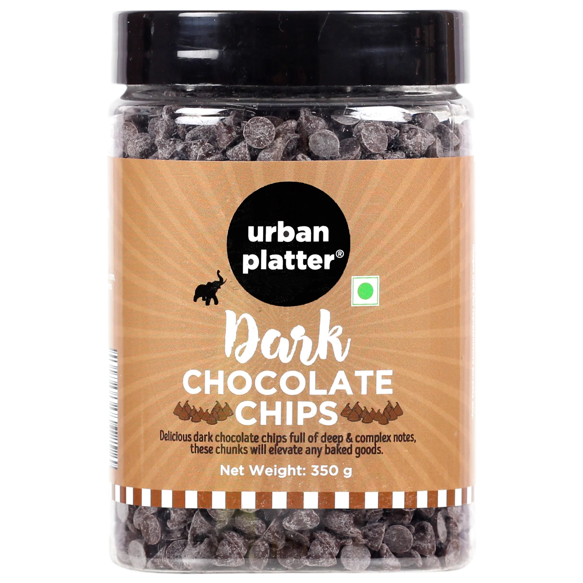 Dark Chocolate Chips, 350g
