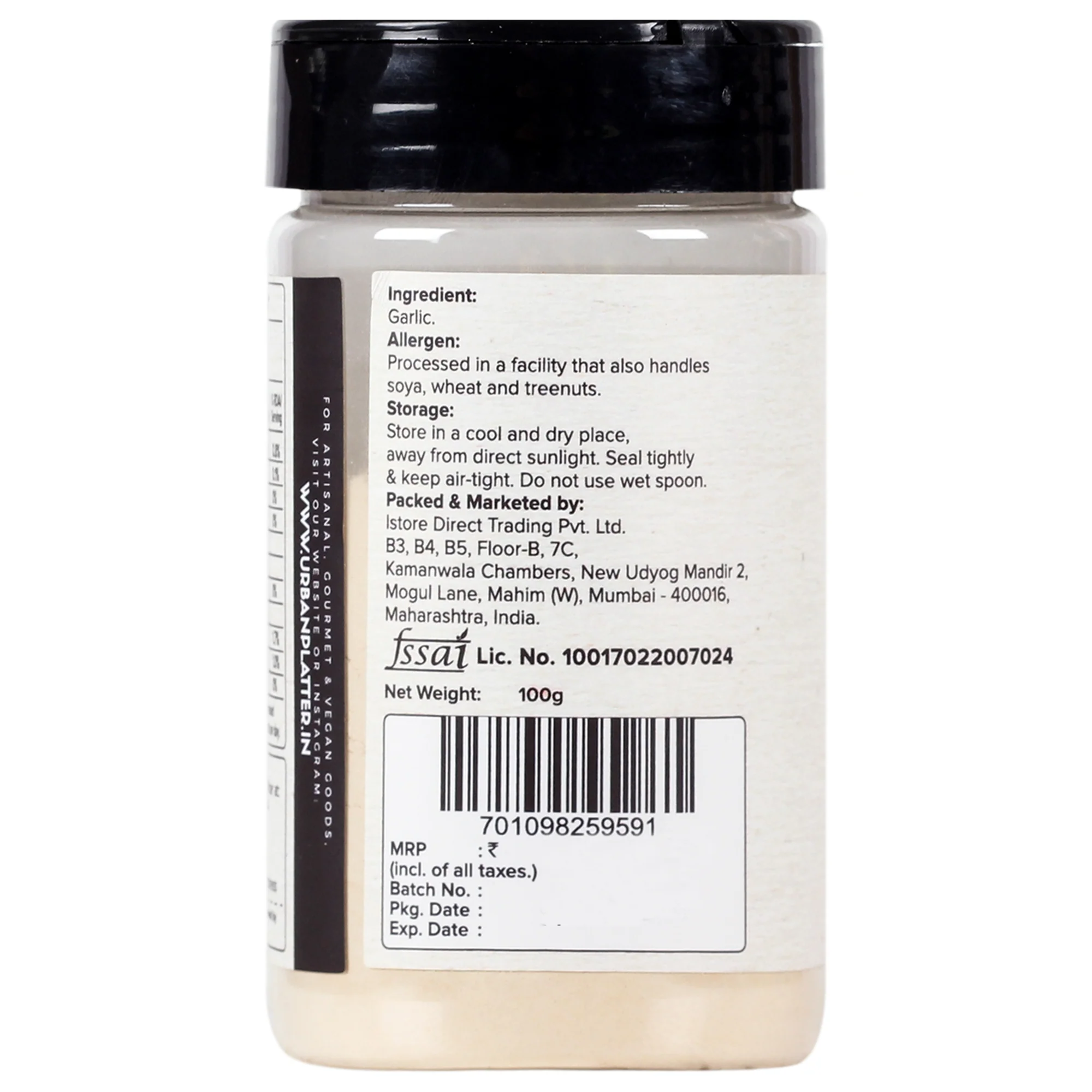 Dehydrated Garlic Powder, (Ready to Use, Instant Garlic Flavour, Additive Free, All Natural and Free Flowing, Lehsun Powder) - Image 2
