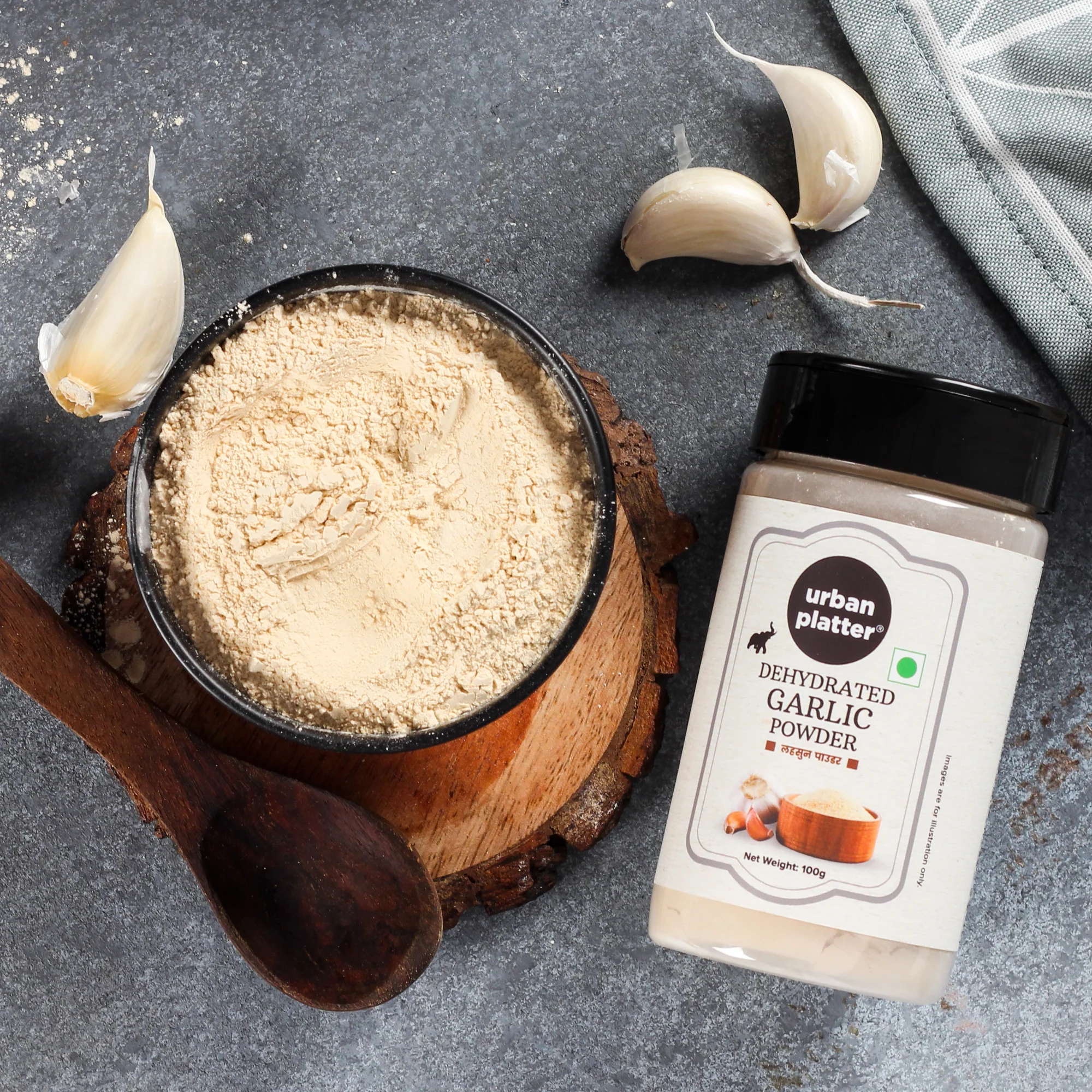 Dehydrated Garlic Powder, (Ready to Use, Instant Garlic Flavour, Additive Free, All Natural and Free Flowing, Lehsun Powder) - Image 6