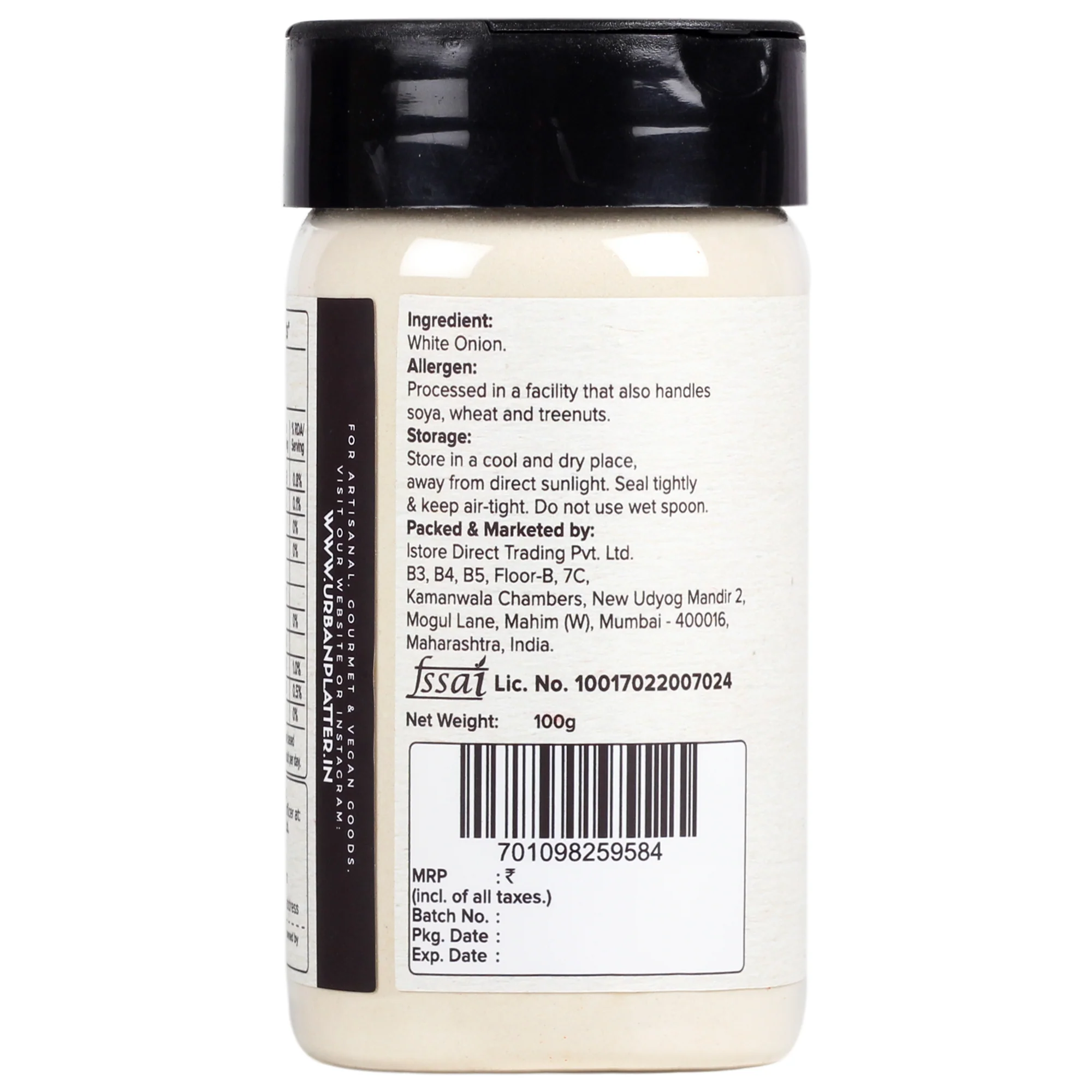 Dehydrated White Onion Powder, 100g - Image 2