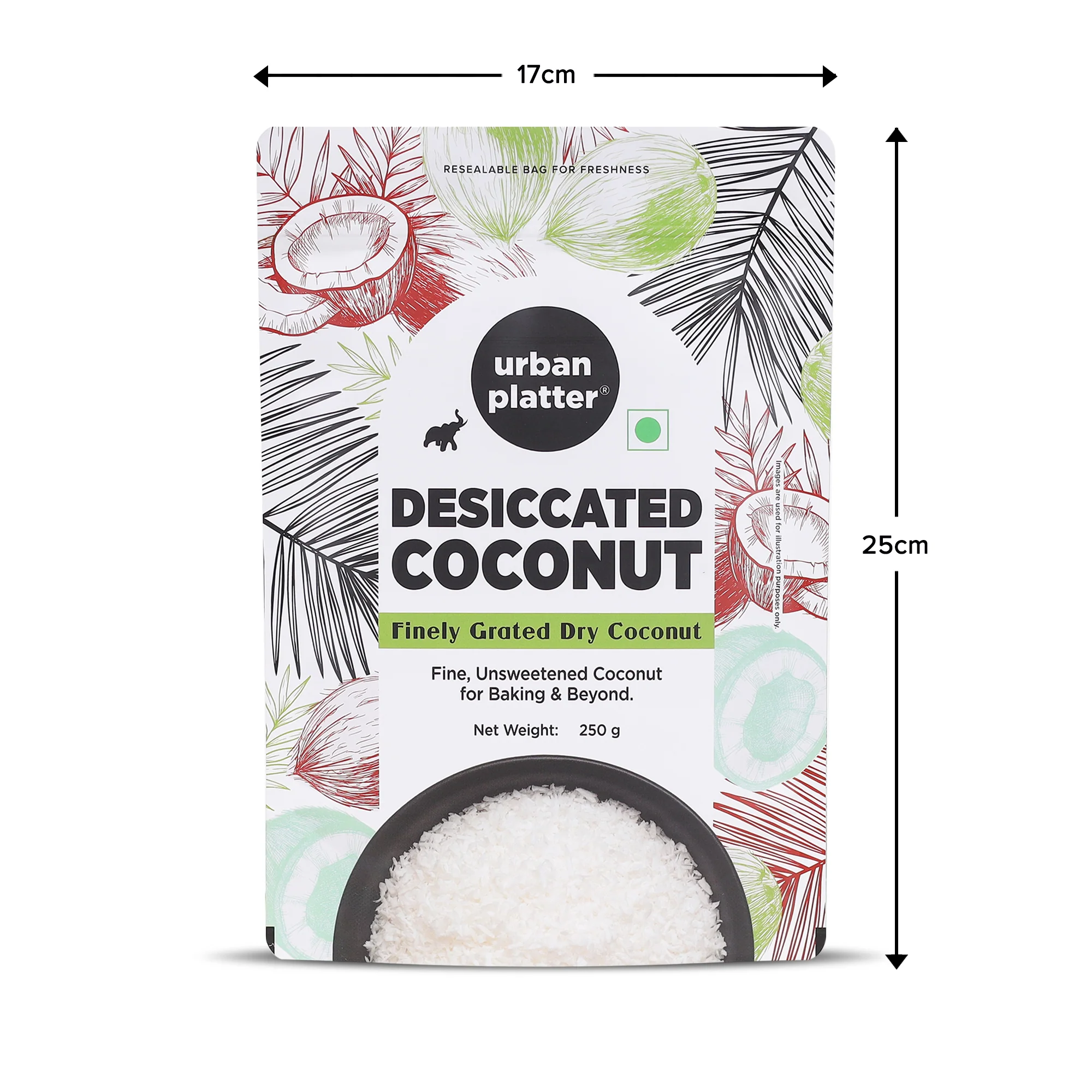 Desiccated Coconut, 250g (Unsweetened and Finely Grated, Ideal for Baking & Confectionery) - Image 8