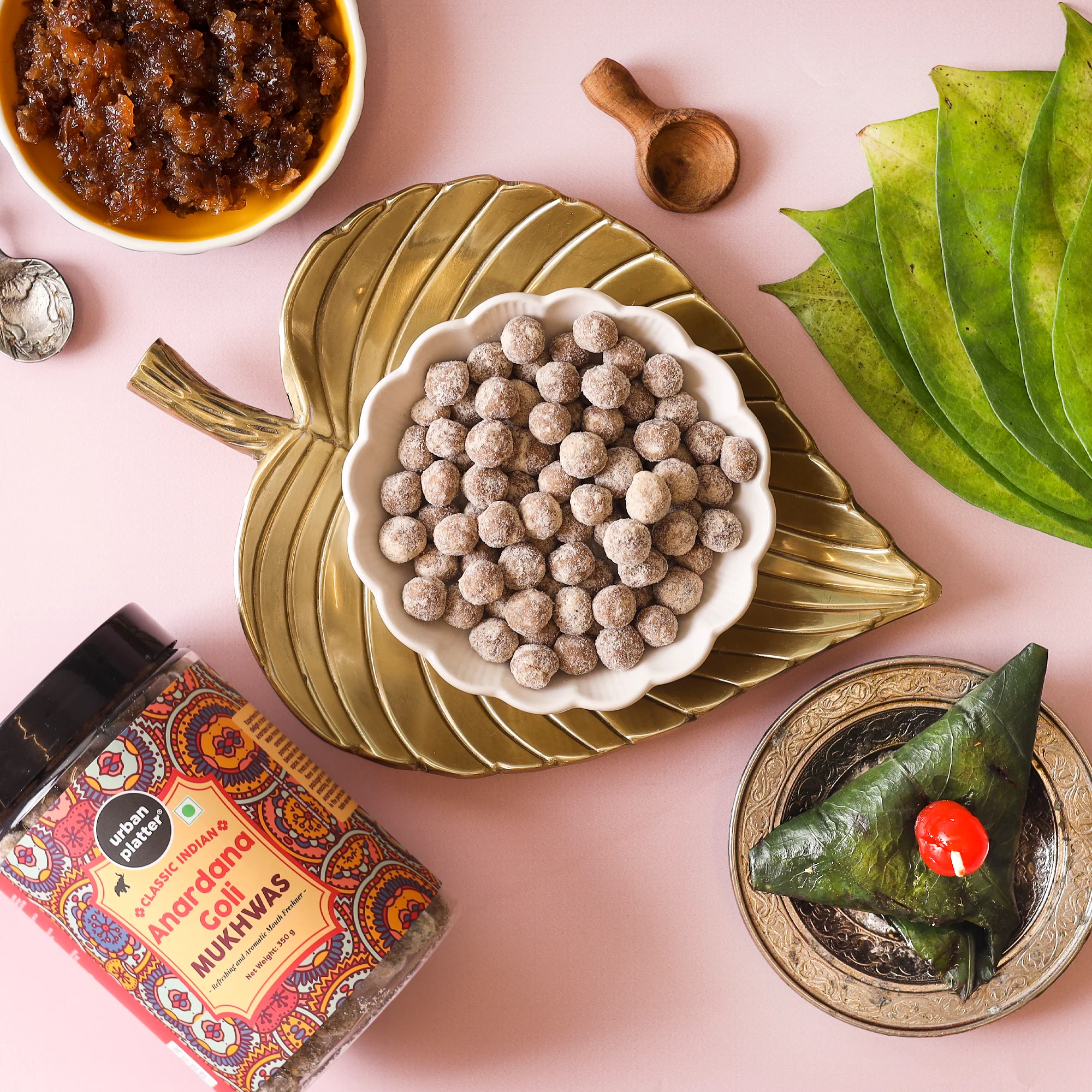 Digestive Anardana Goli Mukhwas, 350g [Mouth Freshener, Digestive, After-Meal Snack] - Image 5