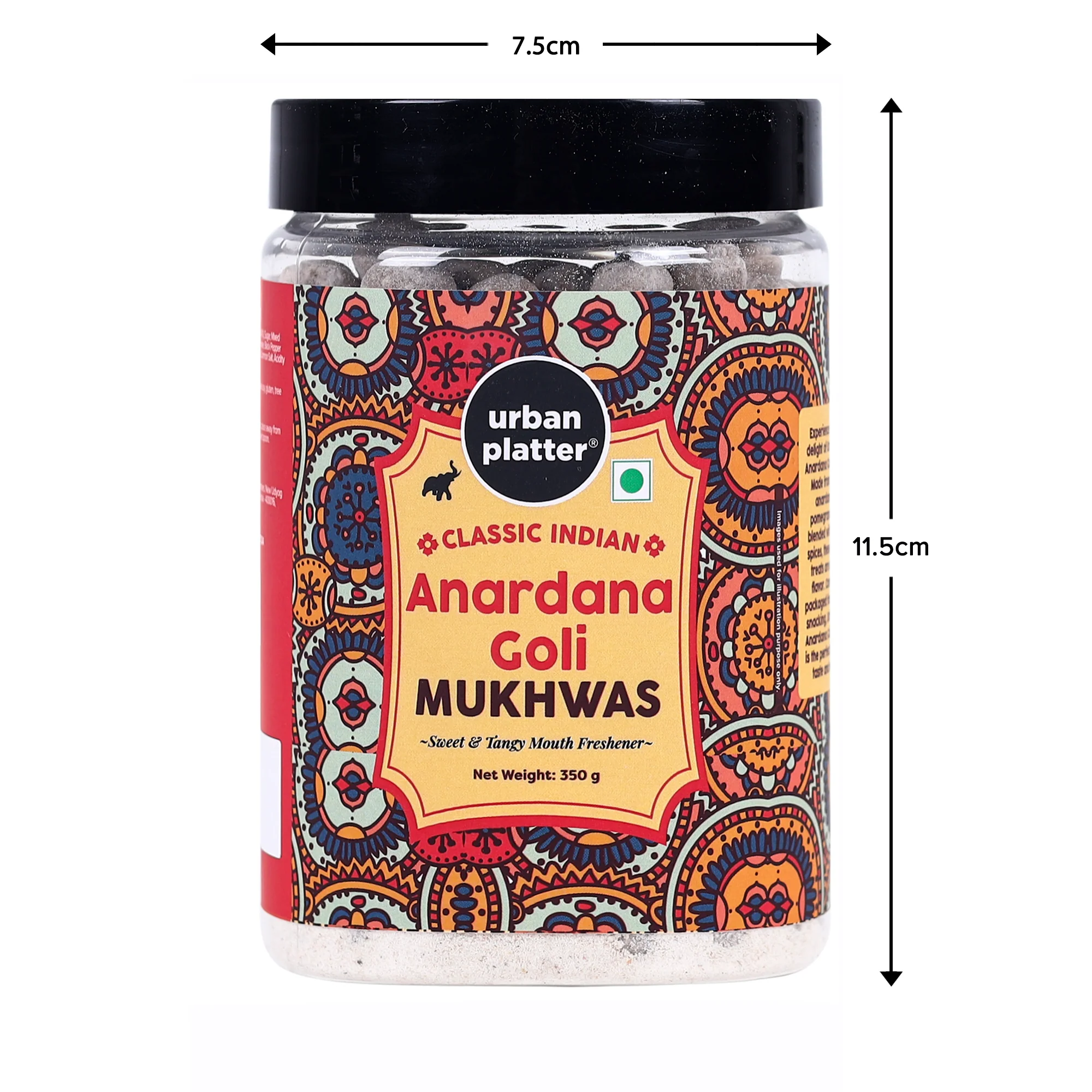 Digestive Anardana Goli Mukhwas, 350g [Mouth Freshener, Digestive, After-Meal Snack] - Image 6