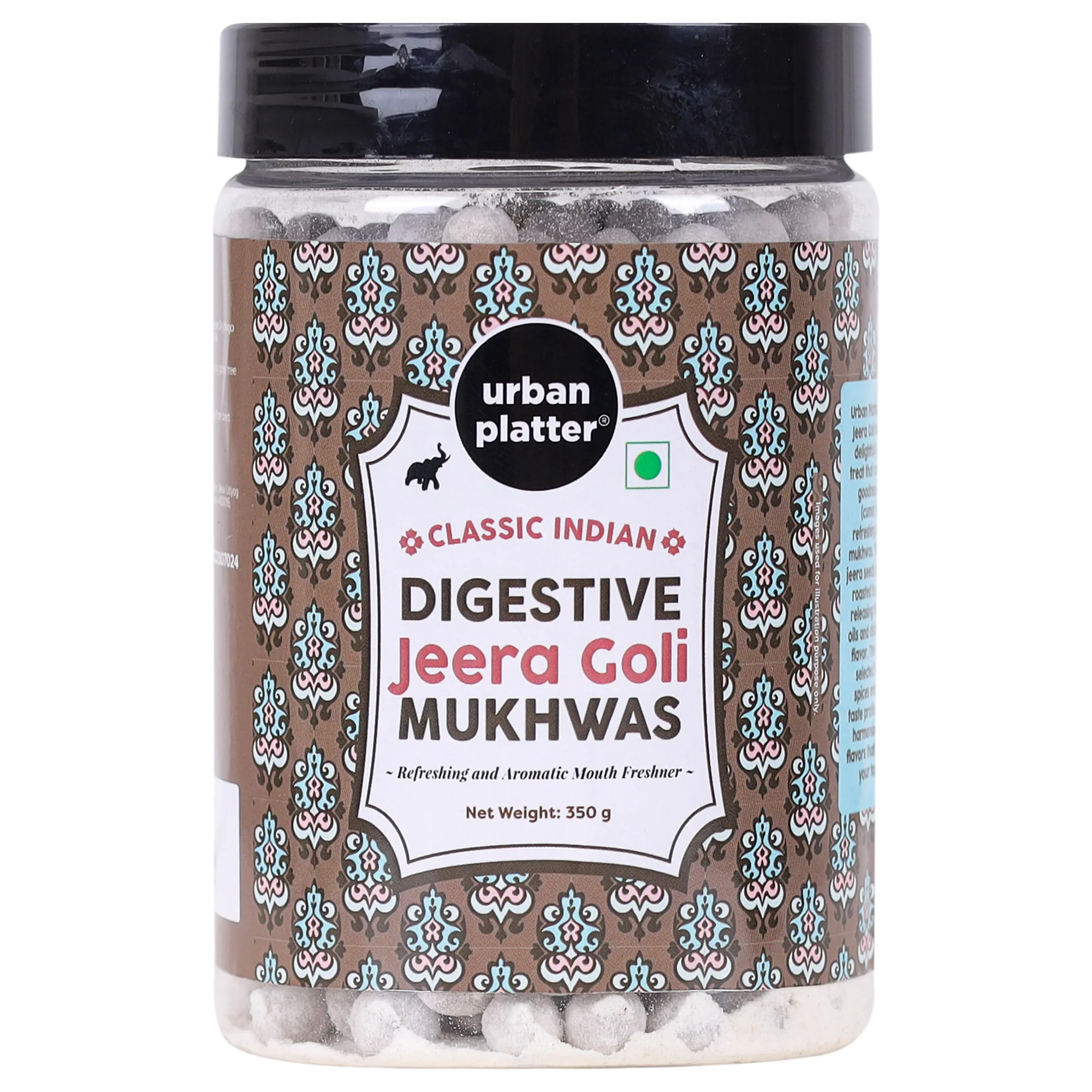 Digestive Jeera Goli Mukhwas, 350g [Mouth Freshener, Digestive, After-Meal Snack]
