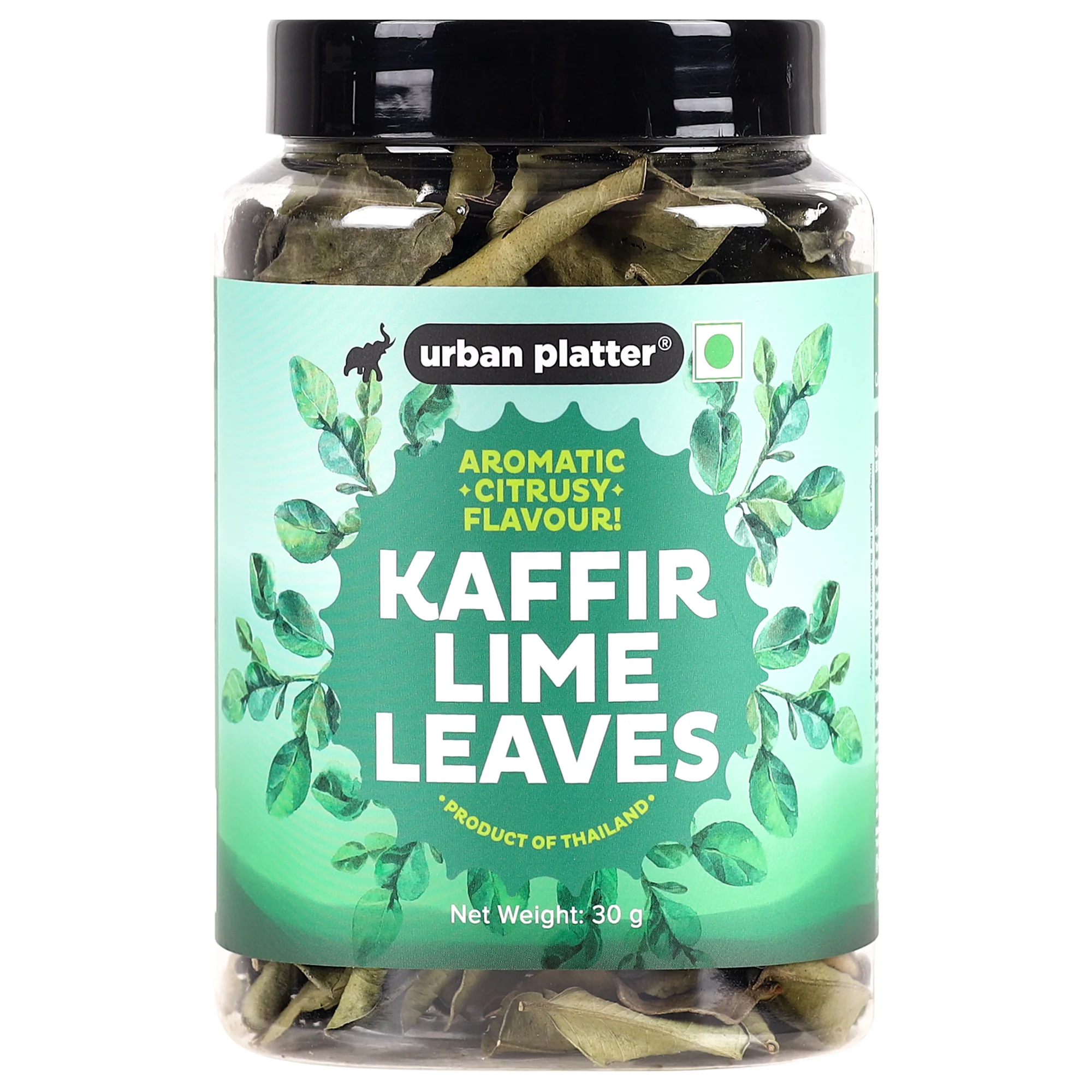 Dried Kaffir Lime Leaves, 30g (All Natural, Premium Quality, Aromatic)