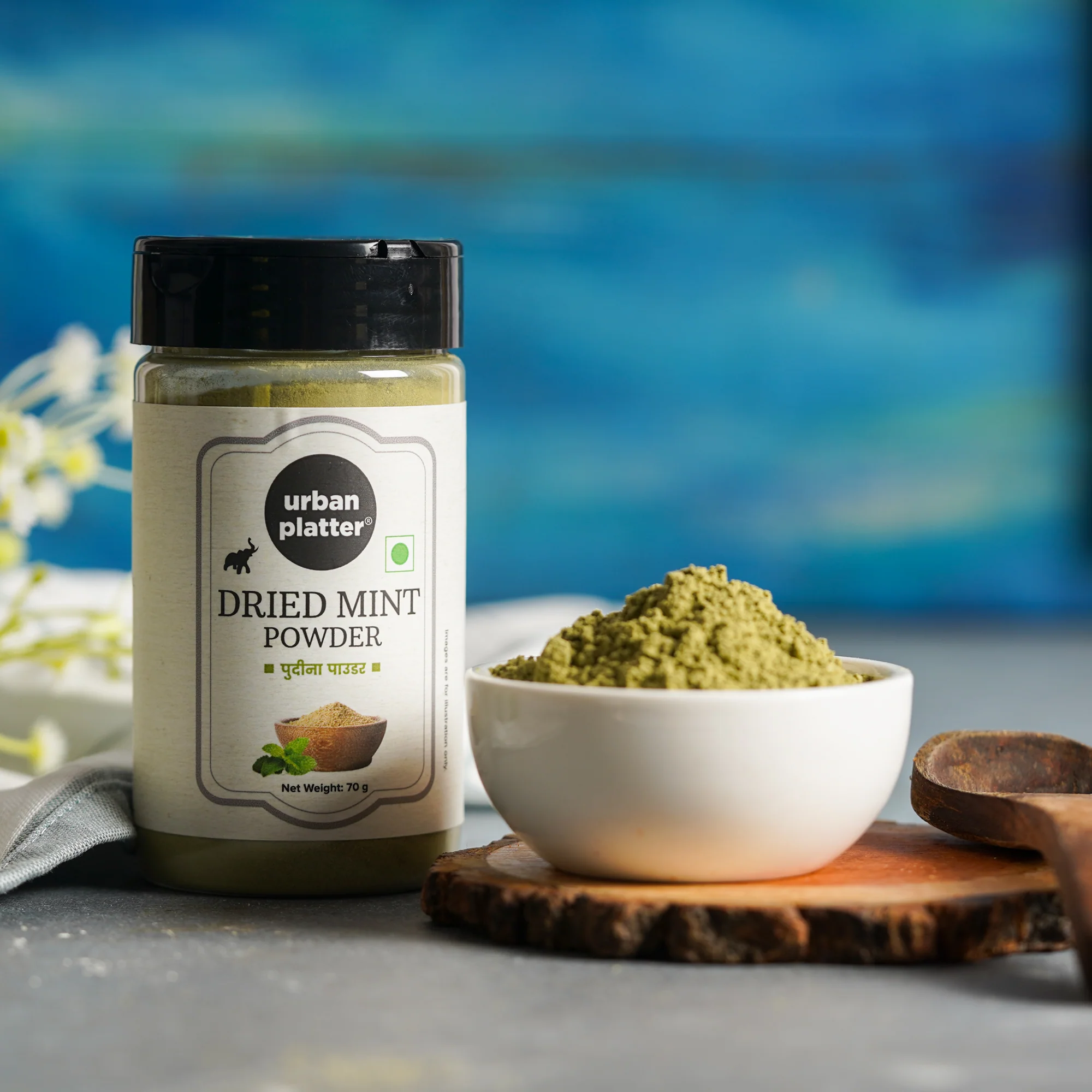 Dried Mint Powder Shaker Jar, [Premium Quality, Pudina Powder] - Image 5