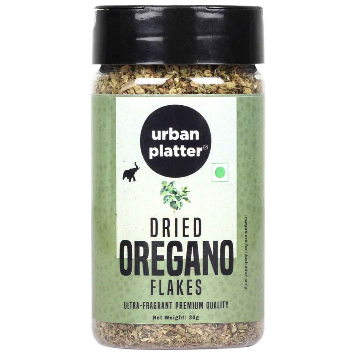 Dried Oregano Flakes Shaker Jar, 30g (Highly Aromatic; 3% Oil Content)