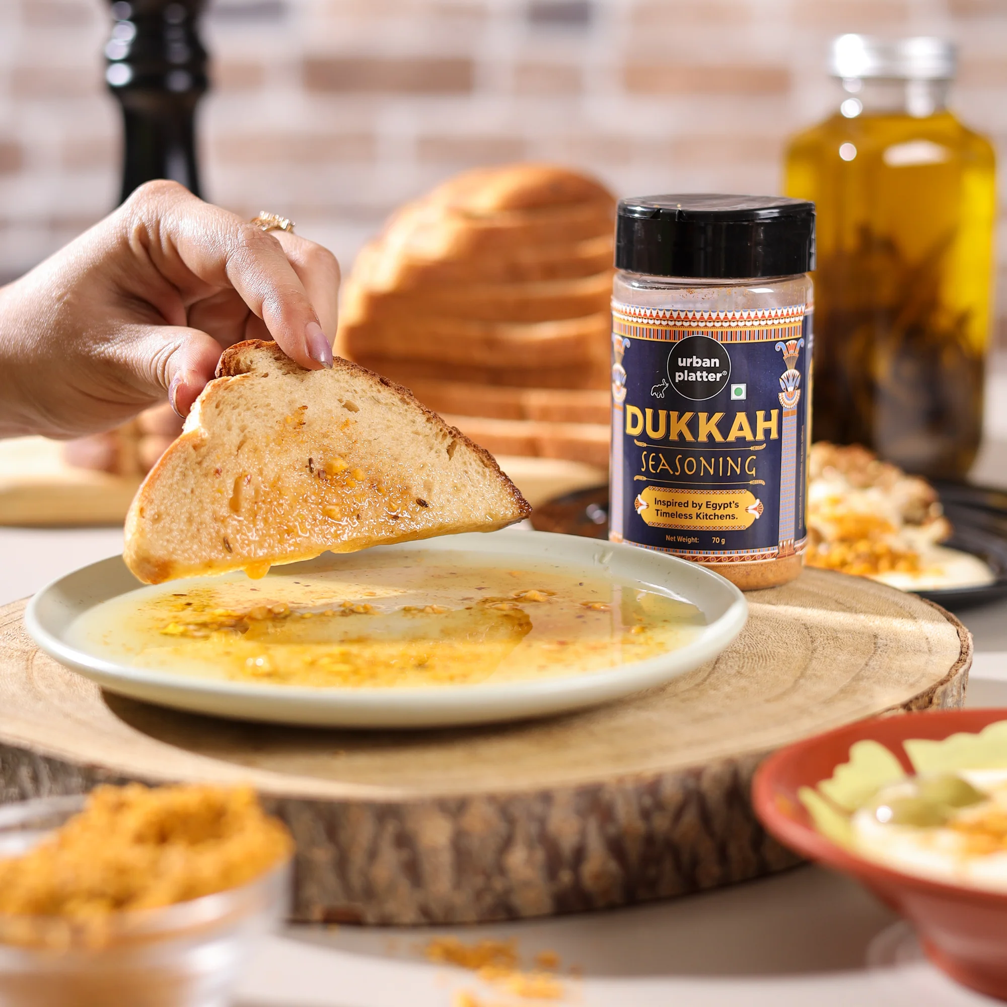 Dukkah Seasoning, 70g (Middle Eastern Seasoning | Signature Blend of Nuts, Seeds & Spices | Ideal for Hummus, Bread with Olive Oil & Roasted Vegetables) - Image 5